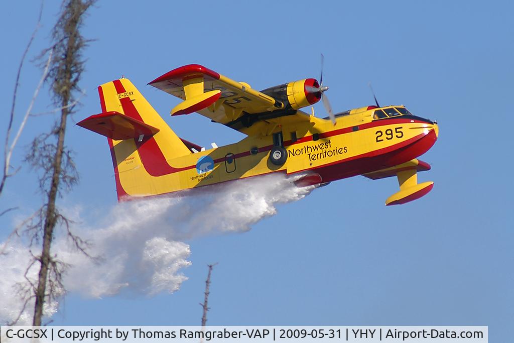 C-GCSX, 1986 Canadair CL-215-V (CL-215-1A10) C/N 1088, Alberta - Government Canadair CL215