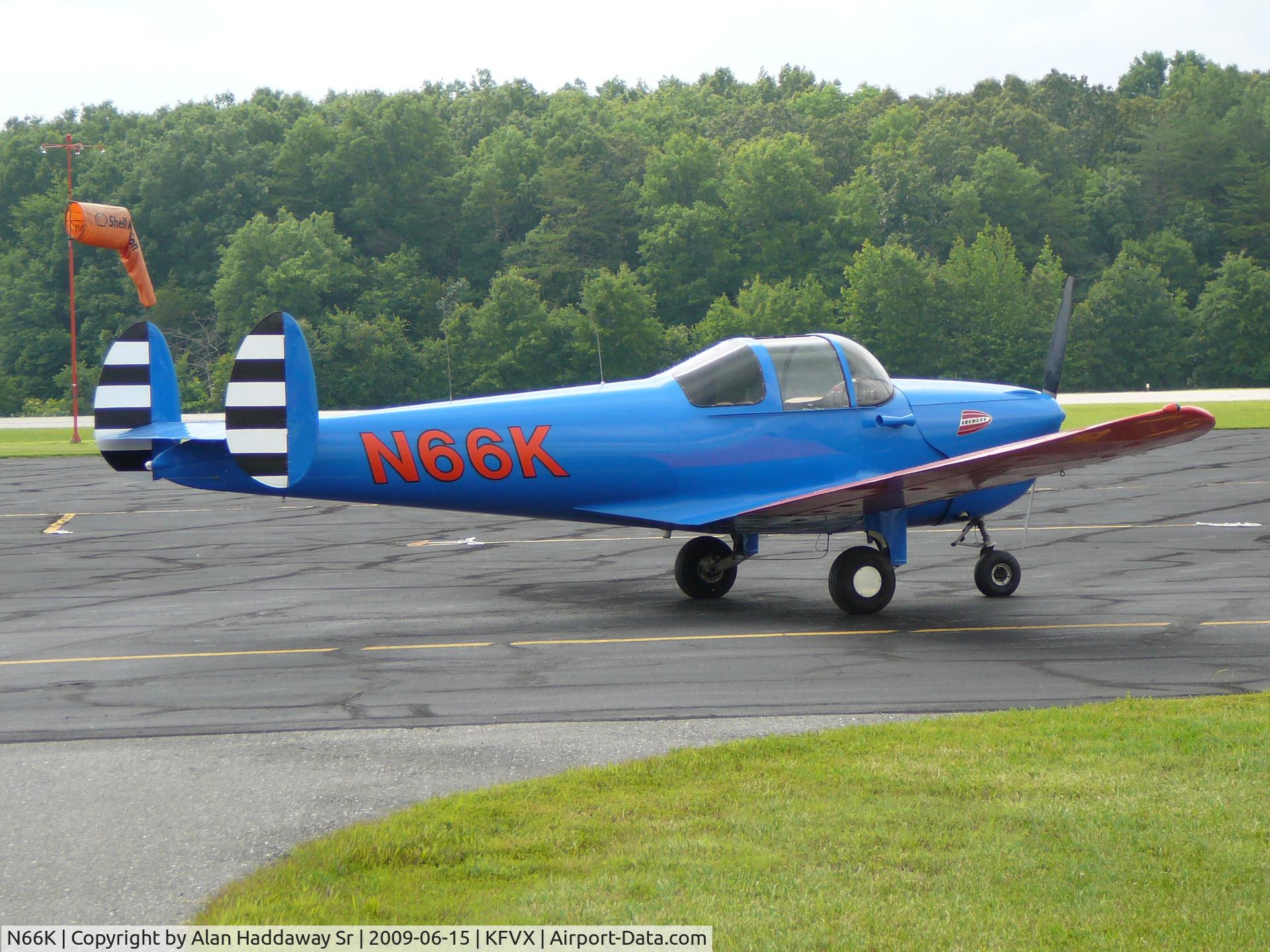 N66K, 1946 Erco 415C Ercoupe C/N 1790, N66K Just after rebuild 6/15/09