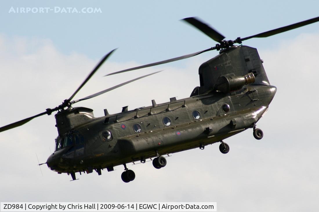 ZD984, Boeing Vertol Chinook HC.2 C/N M/A041/B-876/M7015, Royal Air Force