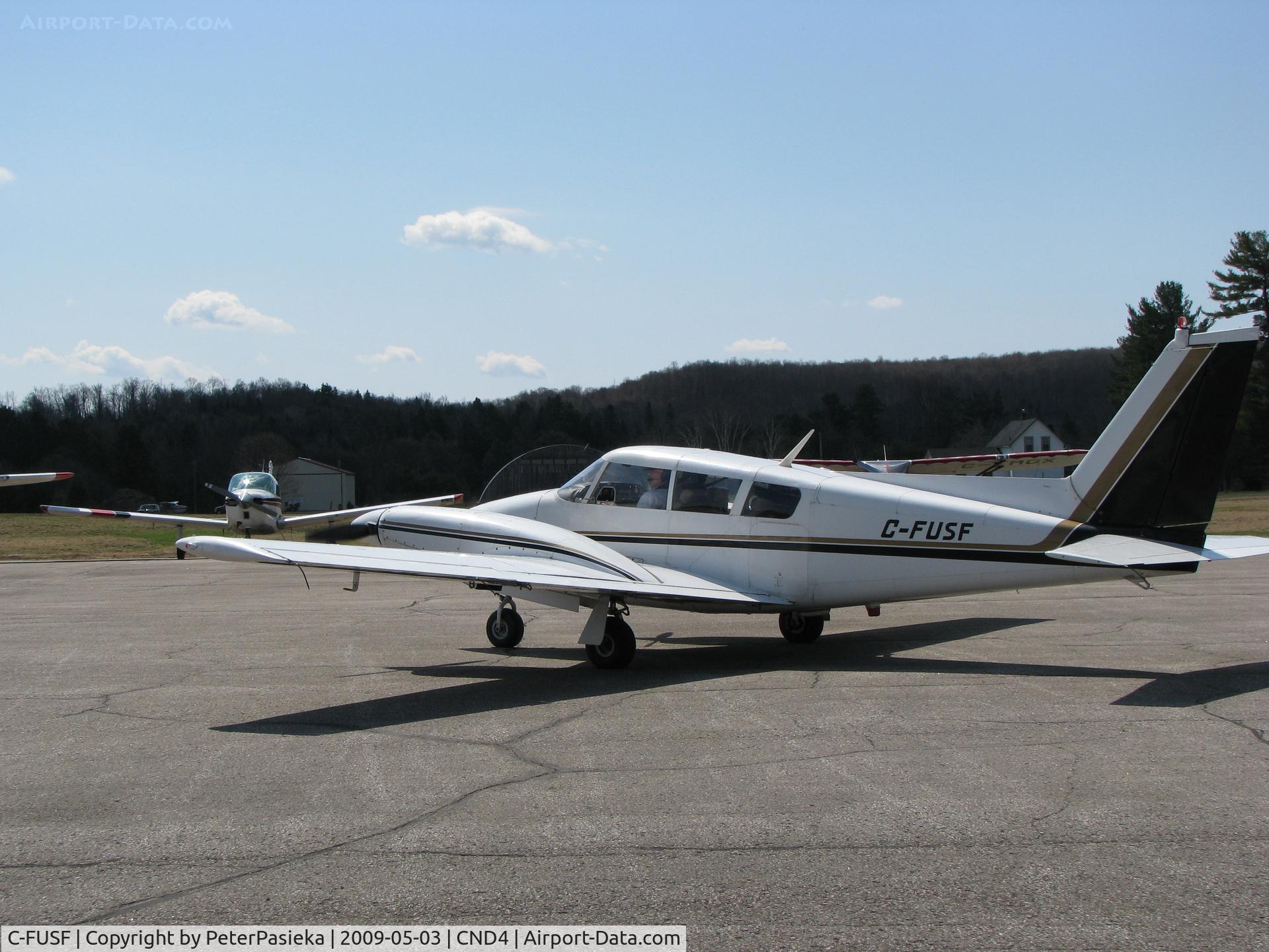 C-FUSF, 1966 Piper PA-30-160 B Twin Comanche C/N 30-1295, @ Haliburton/Stahnope Airport