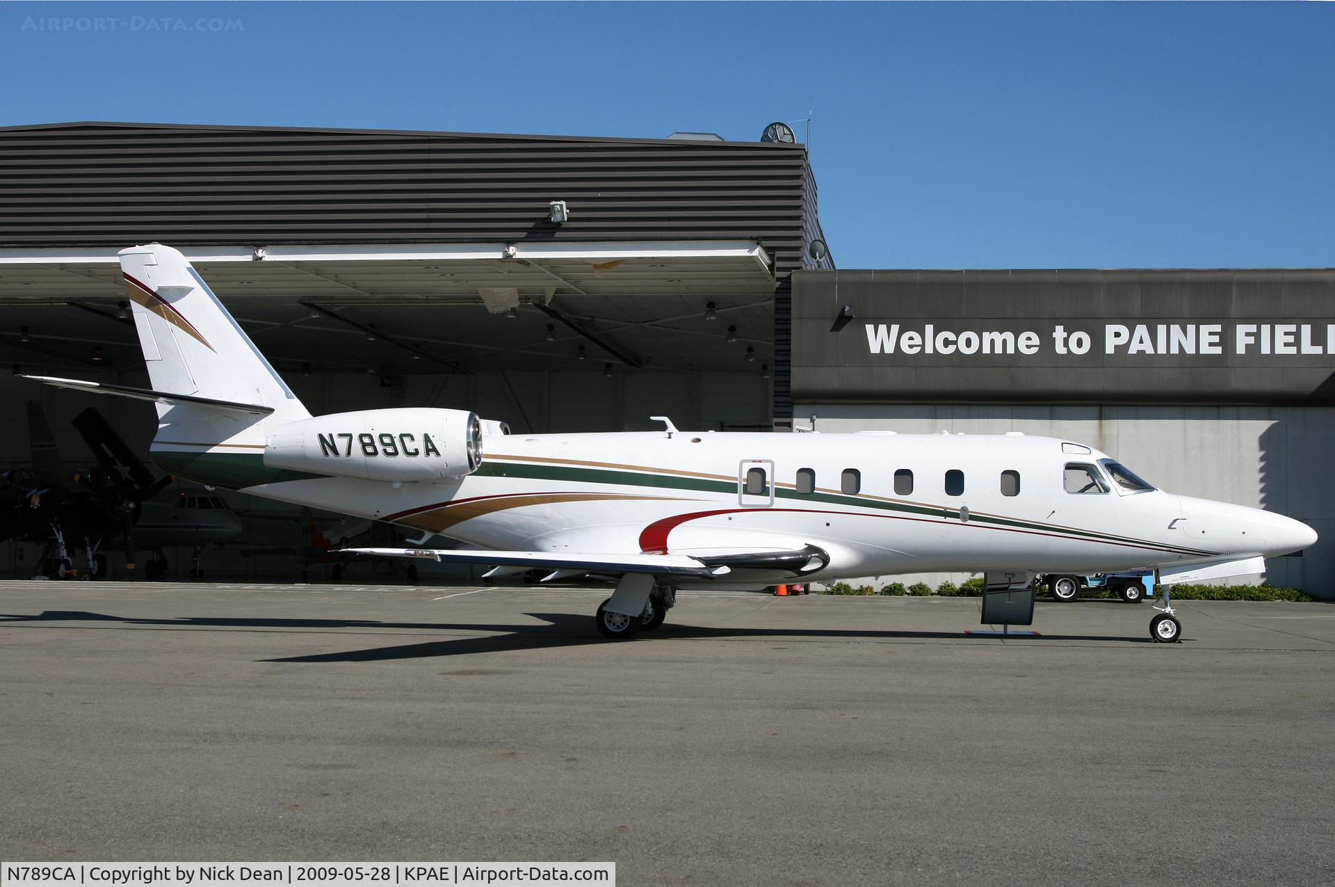 N789CA, 1994 Israel Aircraft Industries IAI-1125 Westwind Astra C/N 074, KPAE