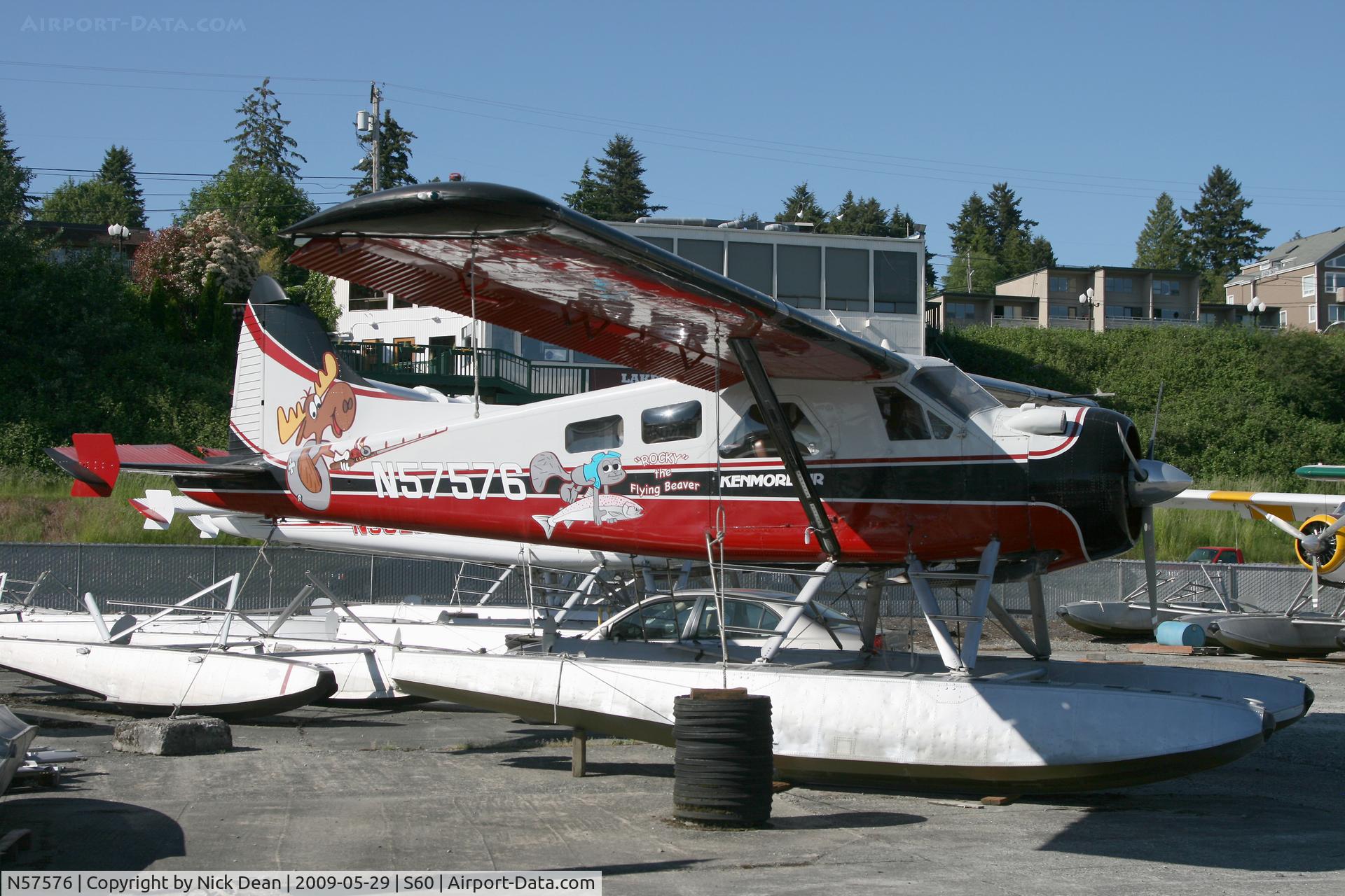 N57576, 1956 De Havilland Canada DHC-2 Beaver Mk.I (L20A) C/N 1168, S60