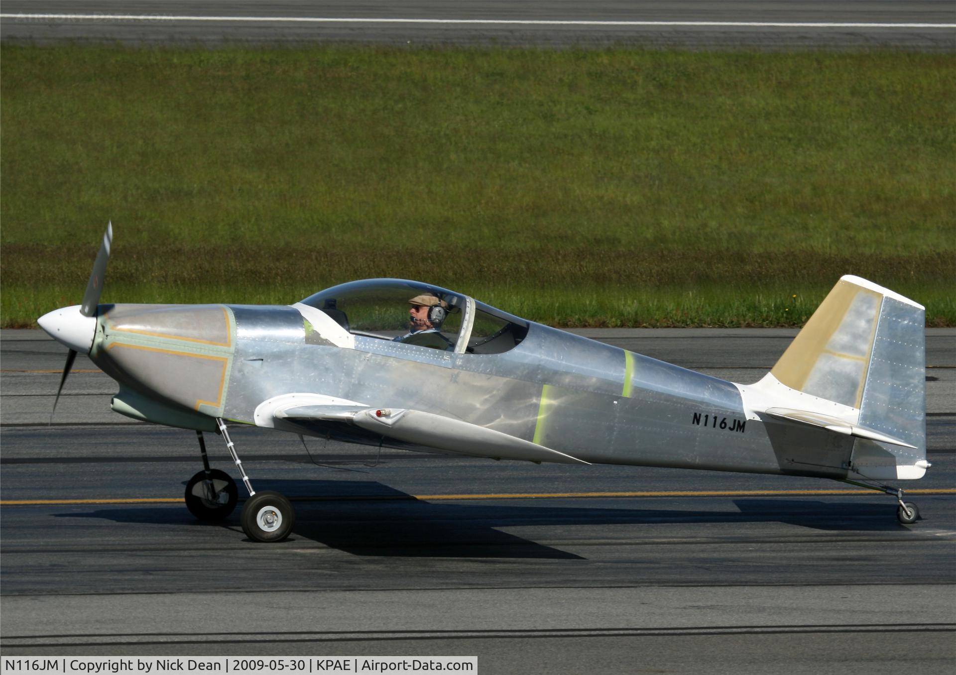 N116JM, Vans RV-6 C/N RV20260, KPAE