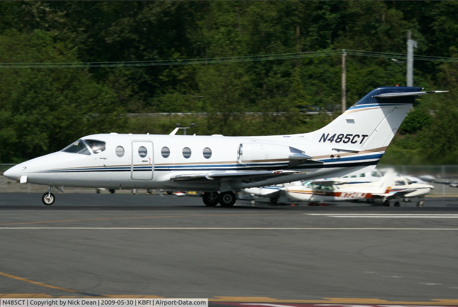 N485CT, Hawker Beechcraft 400A Beechjet C/N RK-545, KBFI
