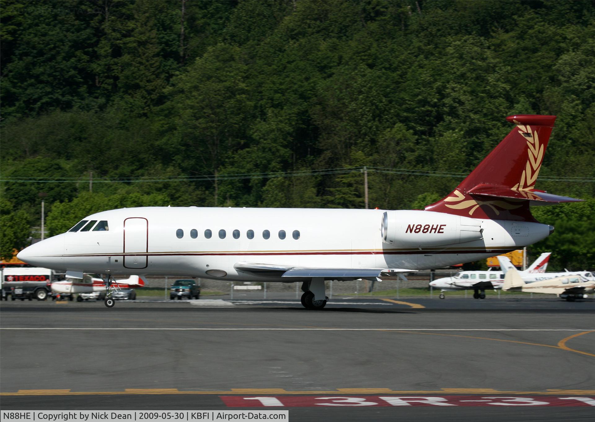 N88HE, 2006 Dassault Falcon 2000EX C/N 79, KBFI