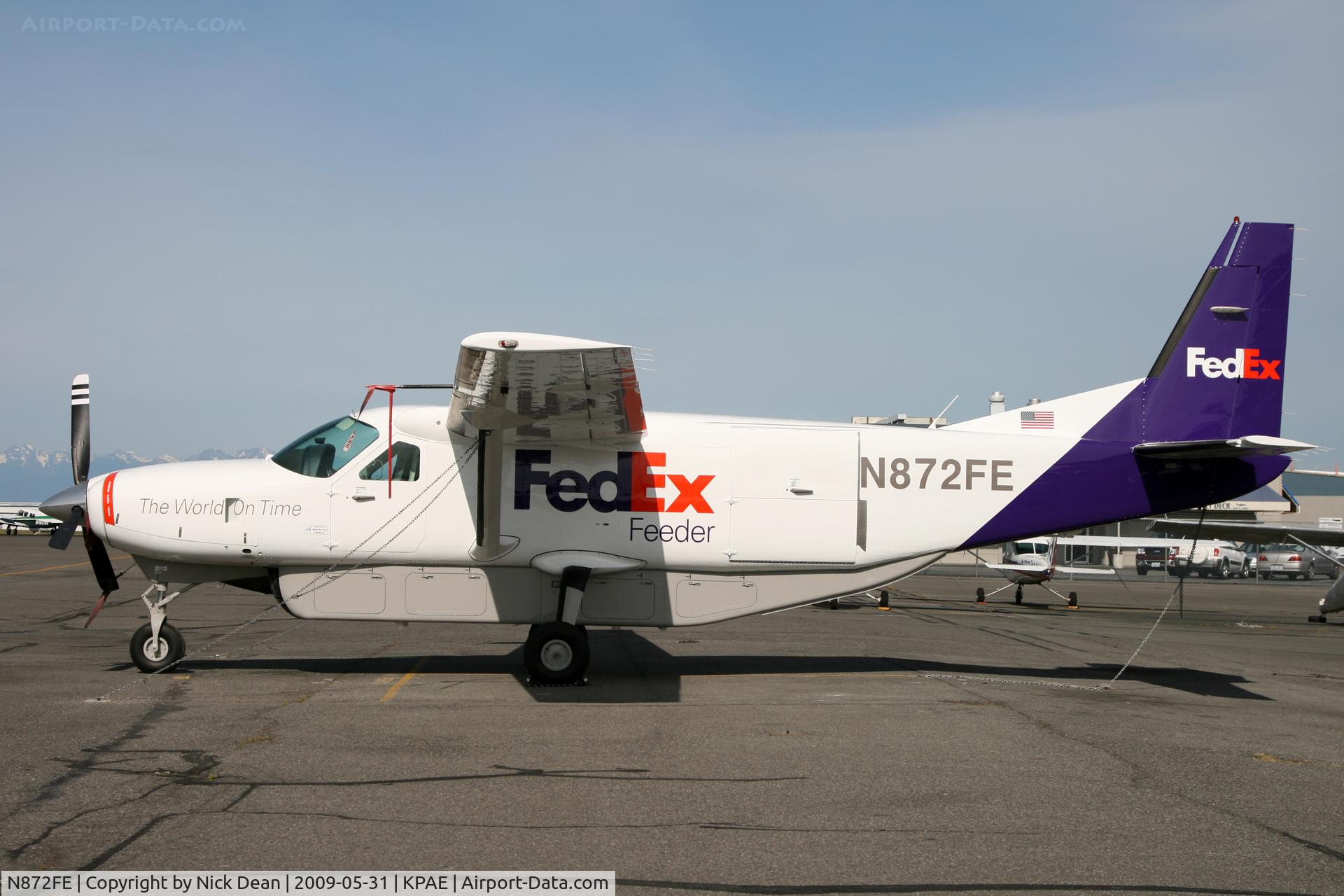 N872FE, 1989 Cessna 208B C/N 208B0200, KPAE