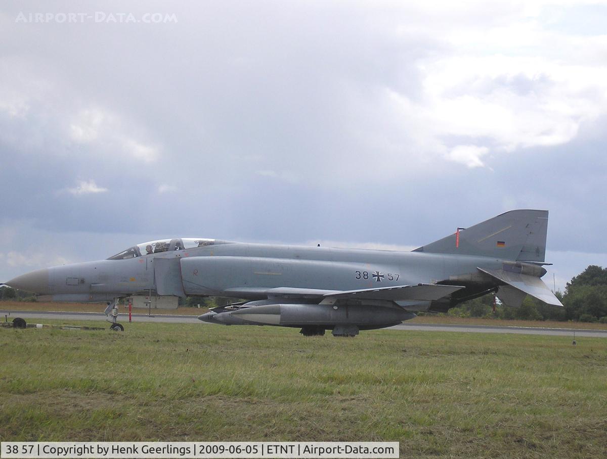 38 57, 1972 McDonnell Douglas F-4F Phantom II C/N 4767, Spotters day at Wittmund AFB - Germany
