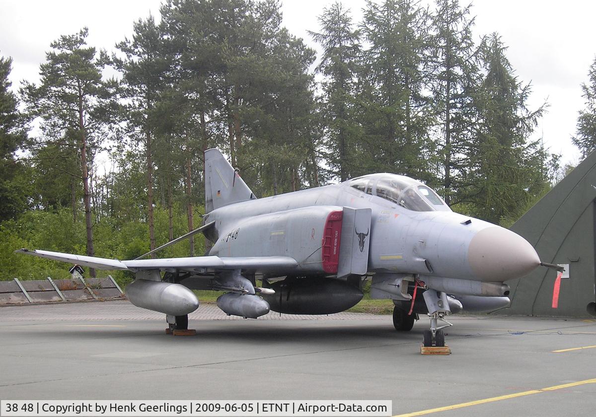 38 48, 1972 McDonnell Douglas F-4F Phantom II C/N 4747, Spotters day at Wittmund AFB - Germany