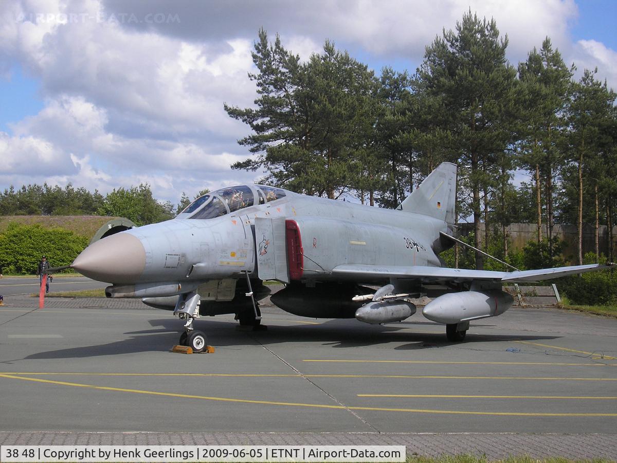 38 48, 1972 McDonnell Douglas F-4F Phantom II C/N 4747, Spotters day at Wittmund AFB - Germany