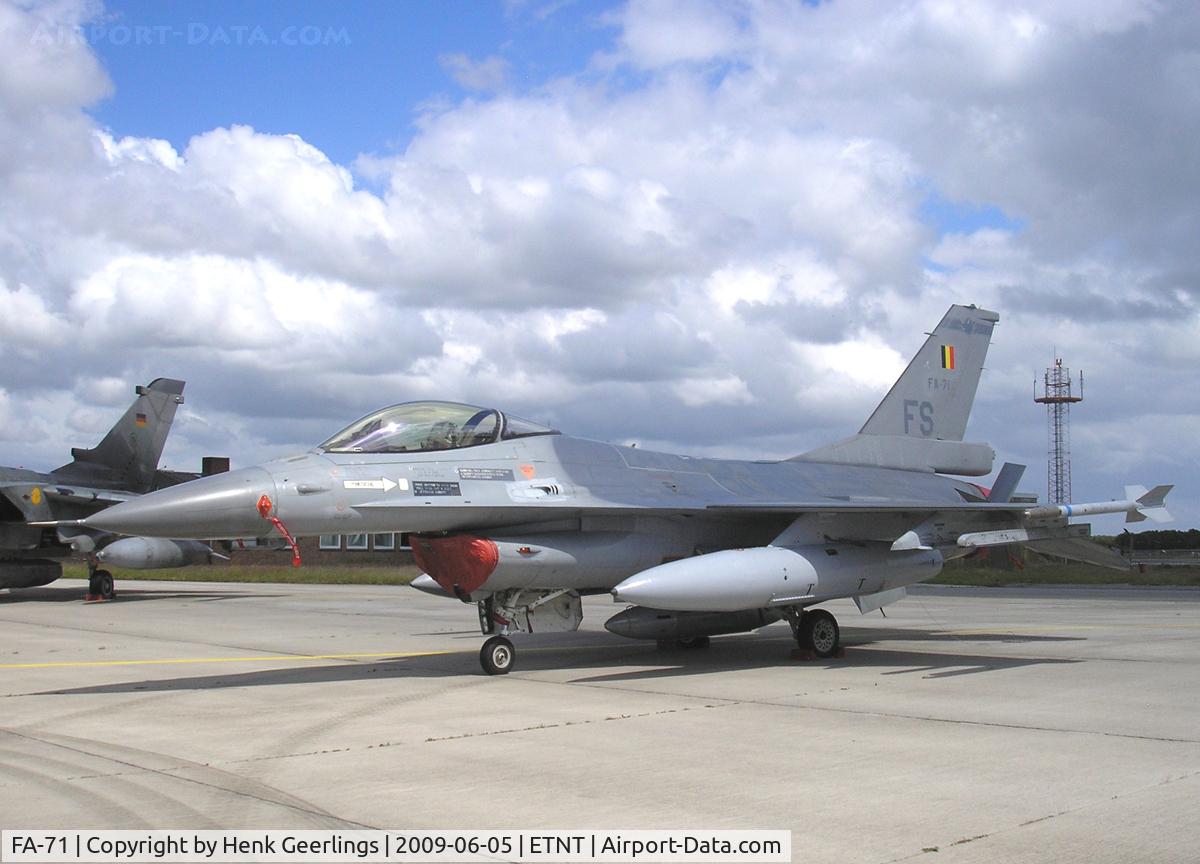 FA-71, SABCA F-16AM Fighting Falcon C/N 6H-71, Spotters day at Wittmund AFB - Germany