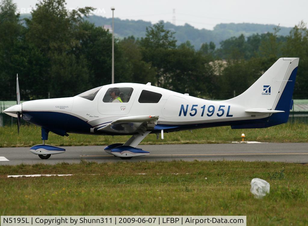 N5195L, 2008 Cessna LC41-550FG C/N 411015, Arriving from flight during LFBP Open Day 2009