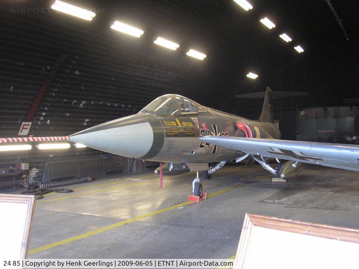 24 85, Lockheed RF-104G Starfighter C/N 683-8235, Spotters day at Wittmund AFB - Germany , Museum