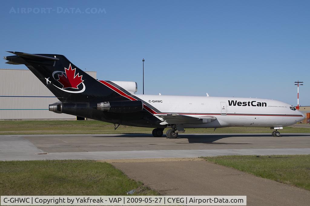 C-GHWC, 1967 Boeing 727-22C C/N 19195, Westcan Boeing 727-100