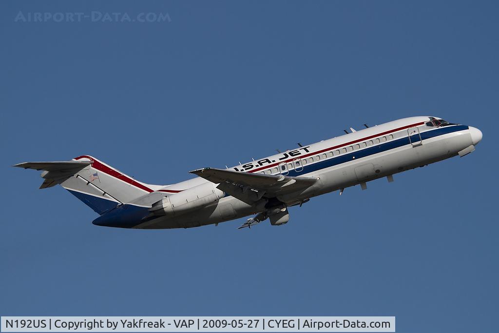 N192US, 1967 Douglas DC-9-15F C/N 47156, USA Jet DC9