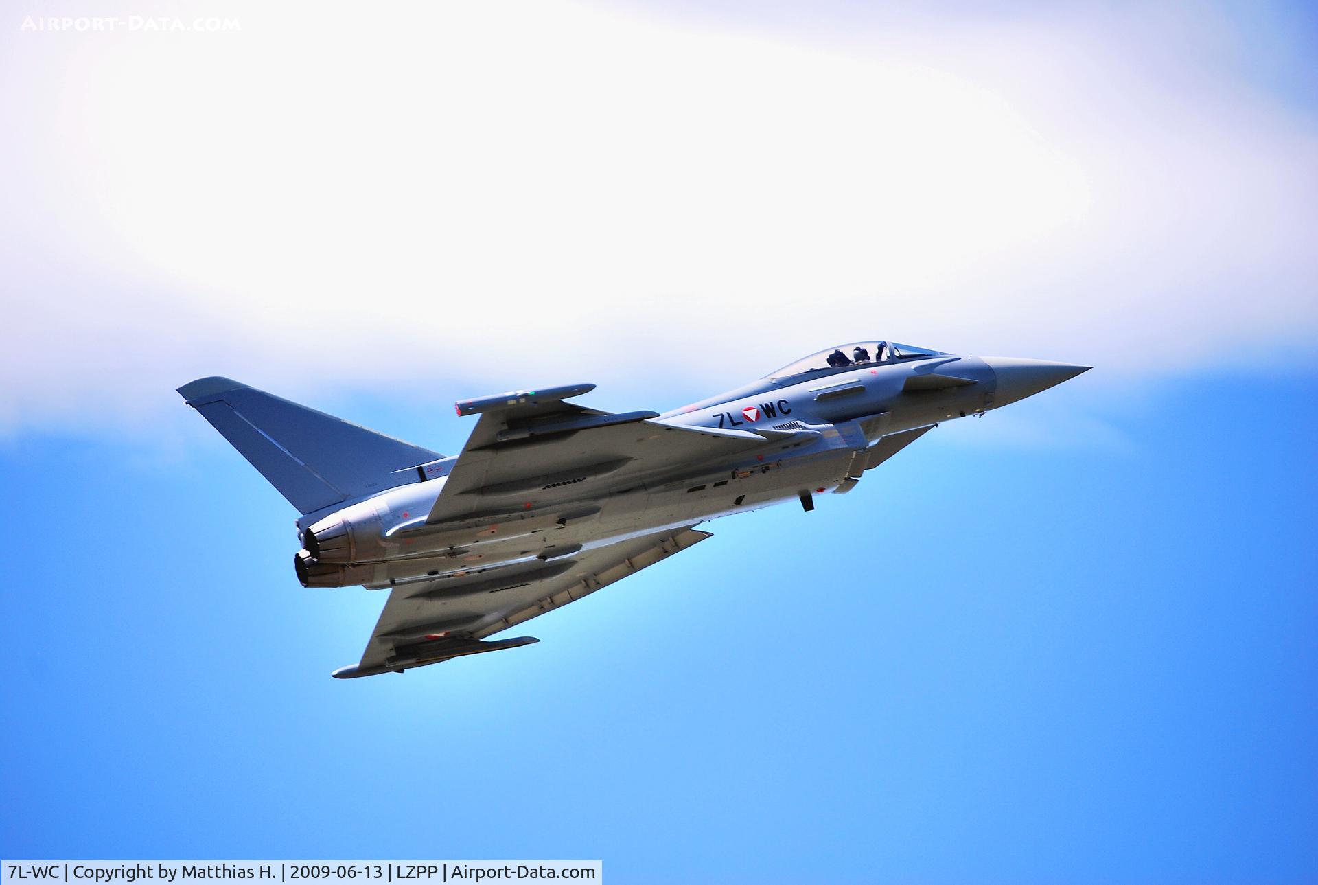 7L-WC, 2007 Eurofighter EF-2000 Typhoon S C/N AS003, Eurofighter Typhoon
