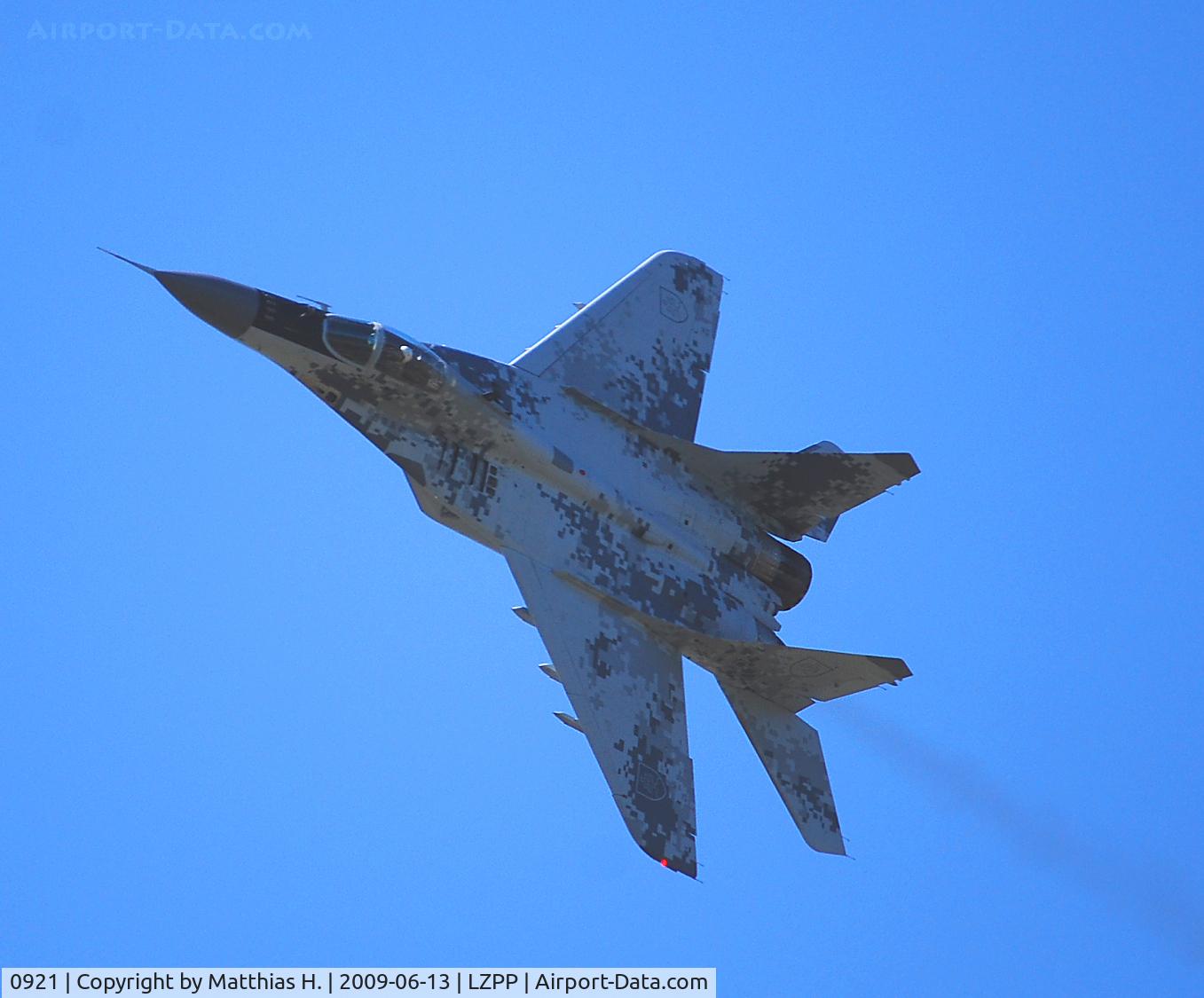 0921, Mikoyan-Gurevich MiG-29AS C/N 2960535409, MIG29