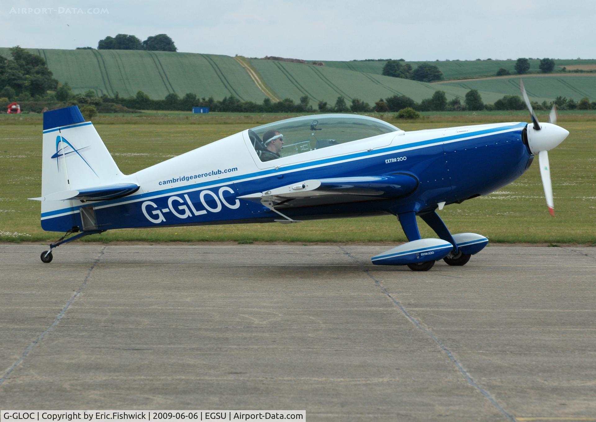 G-GLOC, 2007 Extra EA-300/200 C/N 1039, 2. G-GLOC at The Duxford 90th Challenge Cup Aerobatics Competition