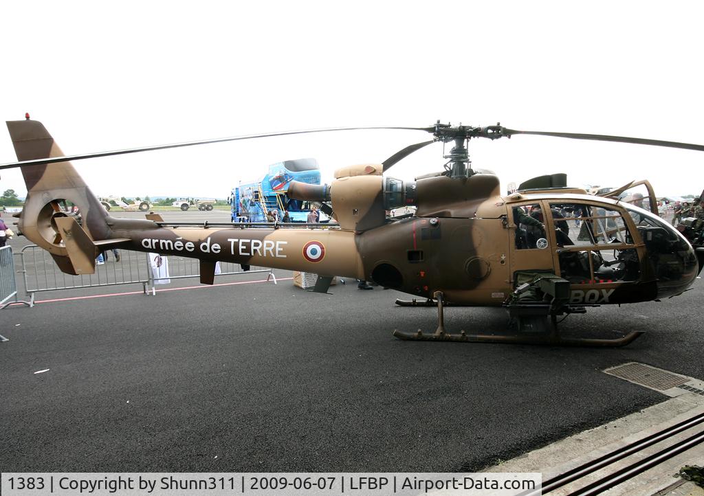 1383, Aérospatiale SA-341F Gazelle C/N 1383, Displayed during LFBP Open Day 2009