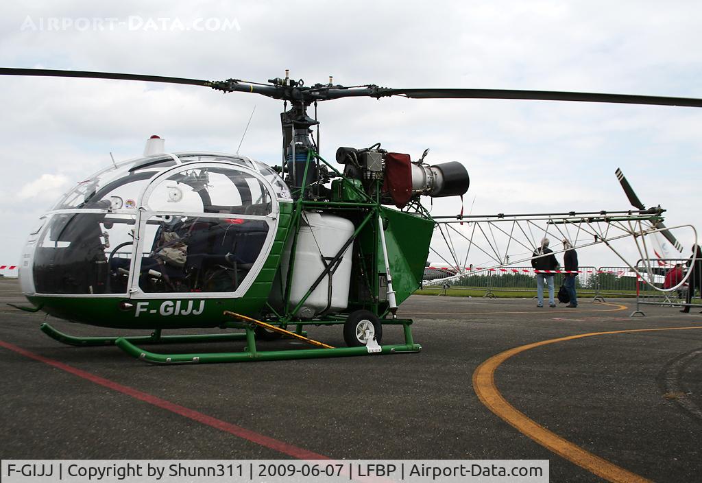 F-GIJJ, Eurocopter SE-313B Alouette II C/N 1019, Displayed during LFBP Open Day 2009