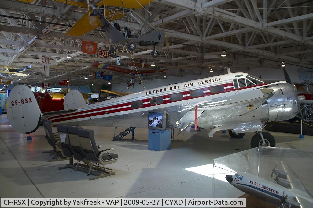 CF-RSX, 1952 Beech Expeditor 3NM C/N CA-245, Lethbridge Air Service Beech 18