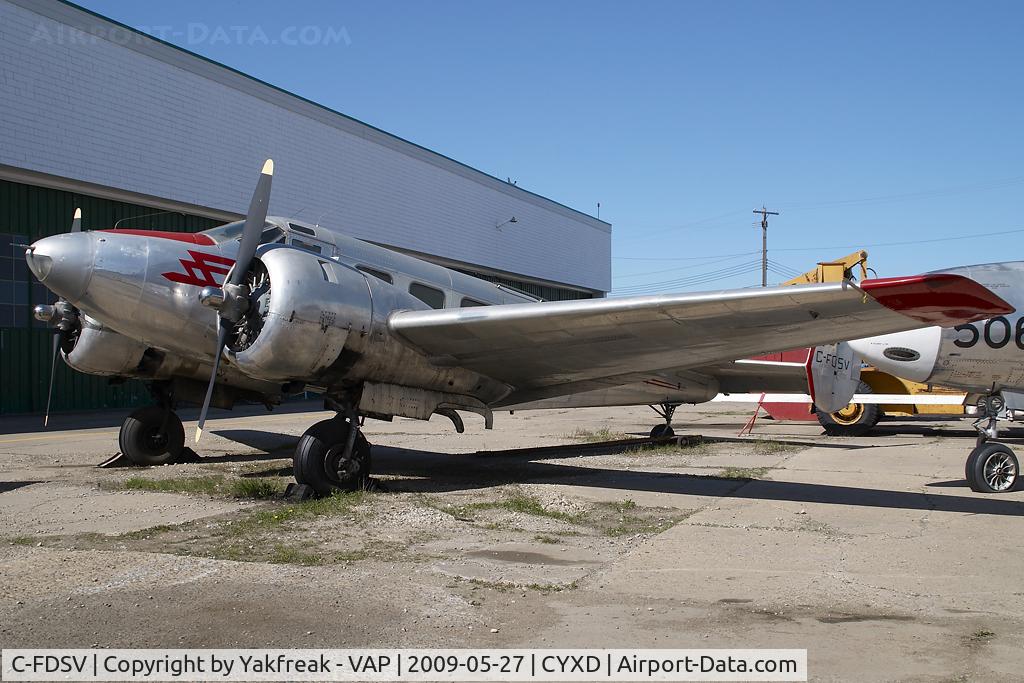 C-FDSV, 1955 Beech D18S C/N A-25, Beech 18