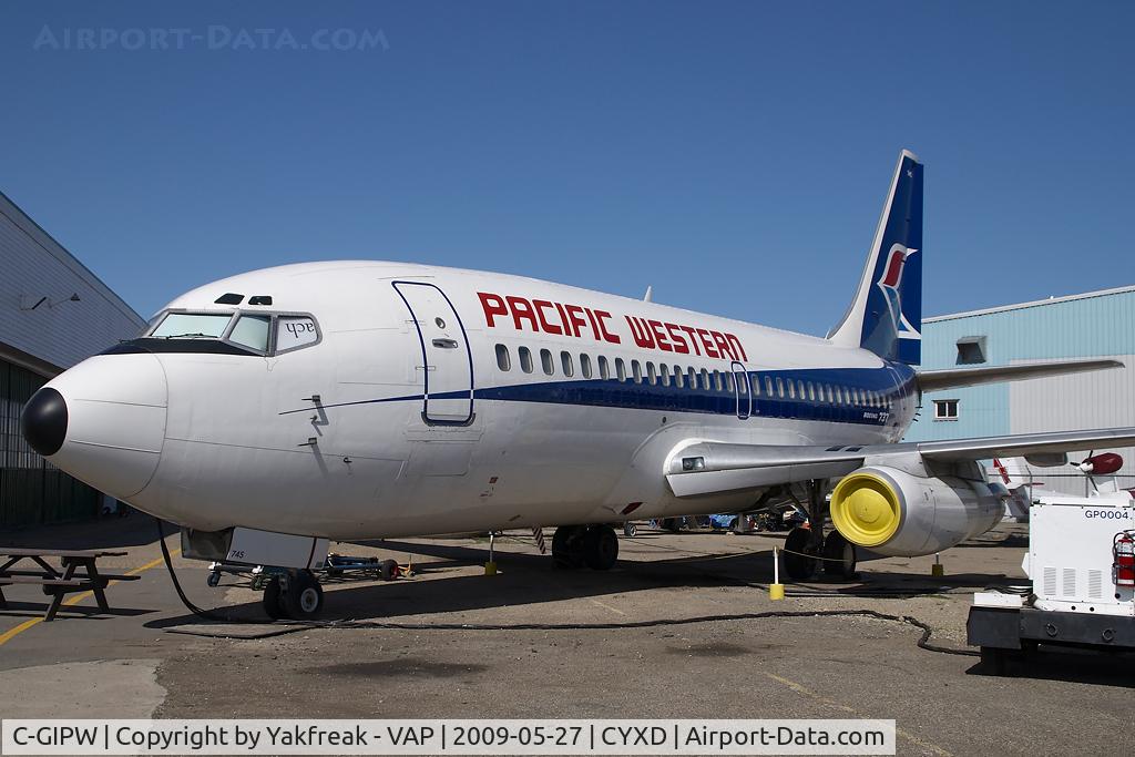 C-GIPW, 1979 Boeing 737-275 C/N 21712, Pacific Western Boeing 737-200