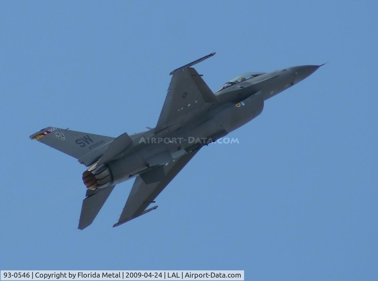 93-0546, 1993 Lockheed F-16C Fighting Falcon C/N CC-181, F-16C