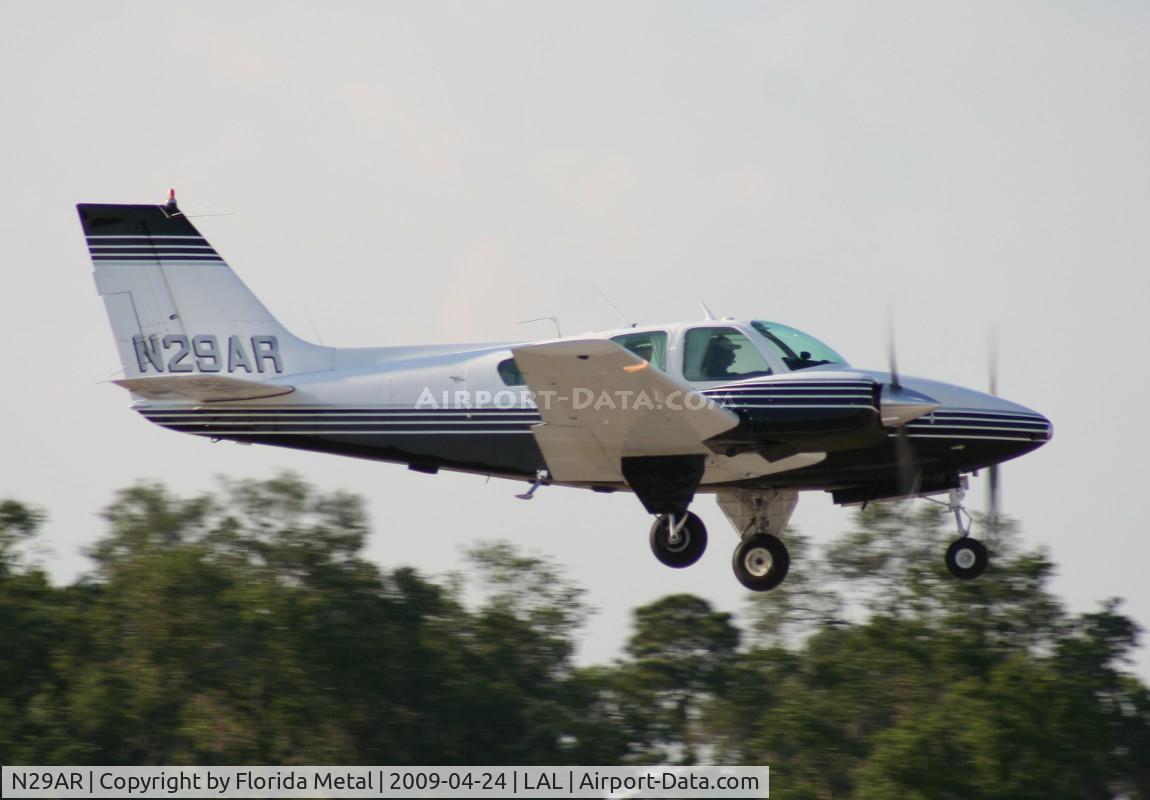 N29AR, 1964 Beech 95-B55 (T42A) Baron C/N TC-623, Beech 55