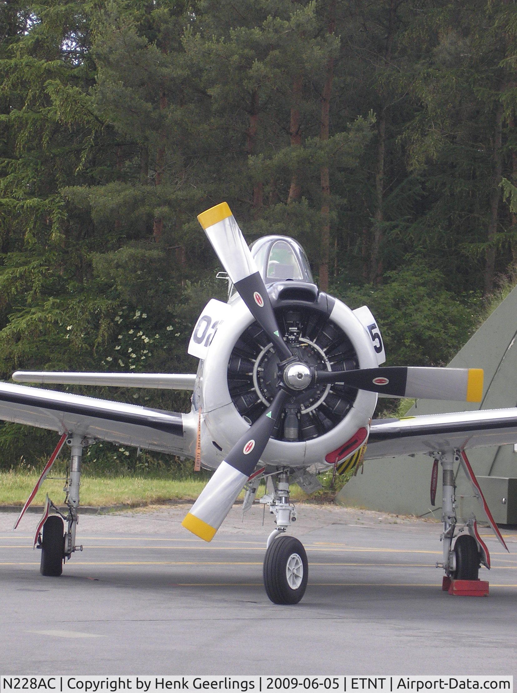 N228AC, 1954 North American T-28B Trojan C/N 219-24, Spotters day at Wittmund AFB - Germany
