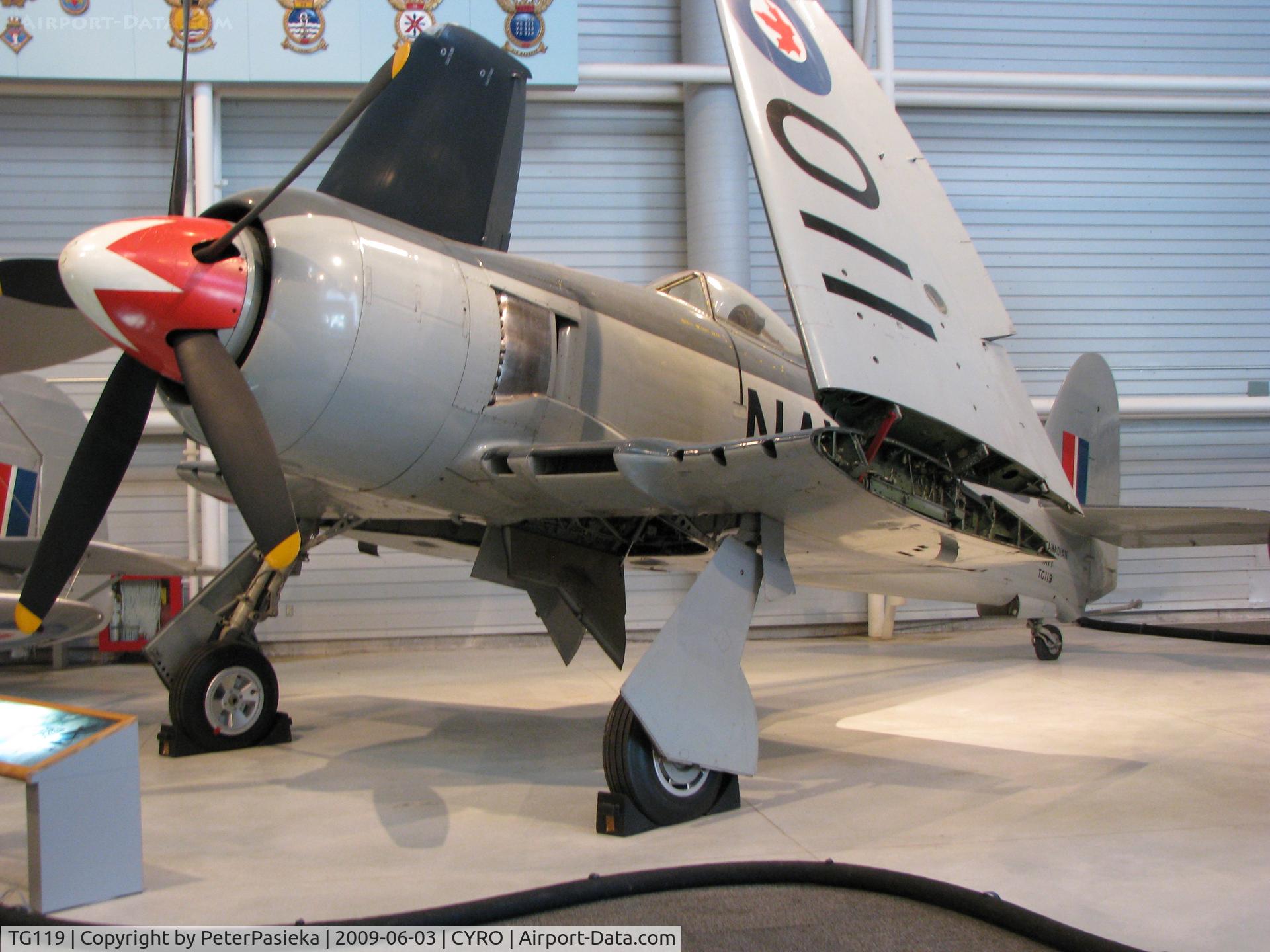 TG119, 1948 Hawker Sea Fury FB.11 C/N 41H/609977, @ Canada Aviation Museum in Ottawa