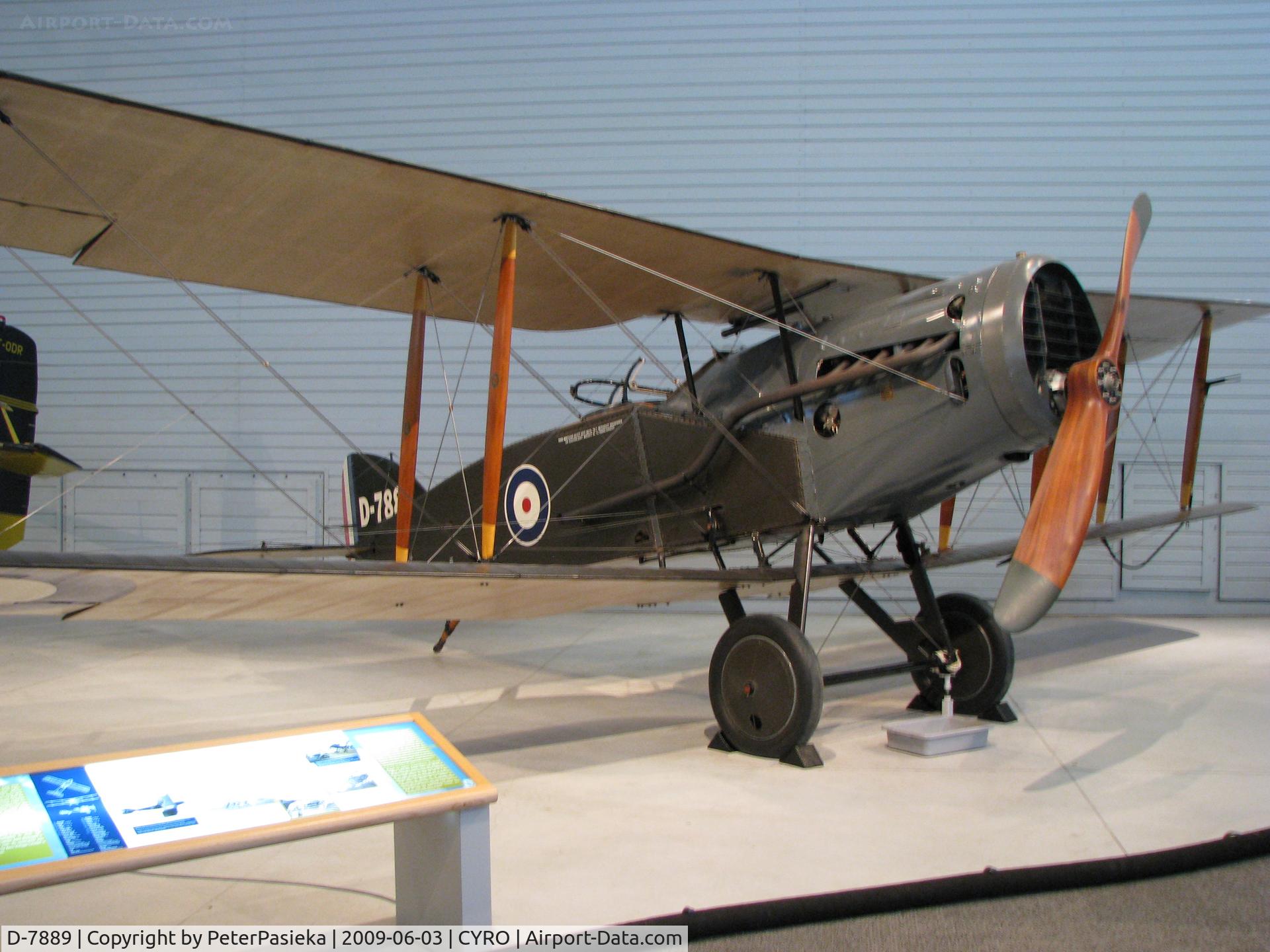 D-7889, 1917 Bristol F.2B Fighter C/N 67626, @ Canada Aviation Museum in Ottawa
