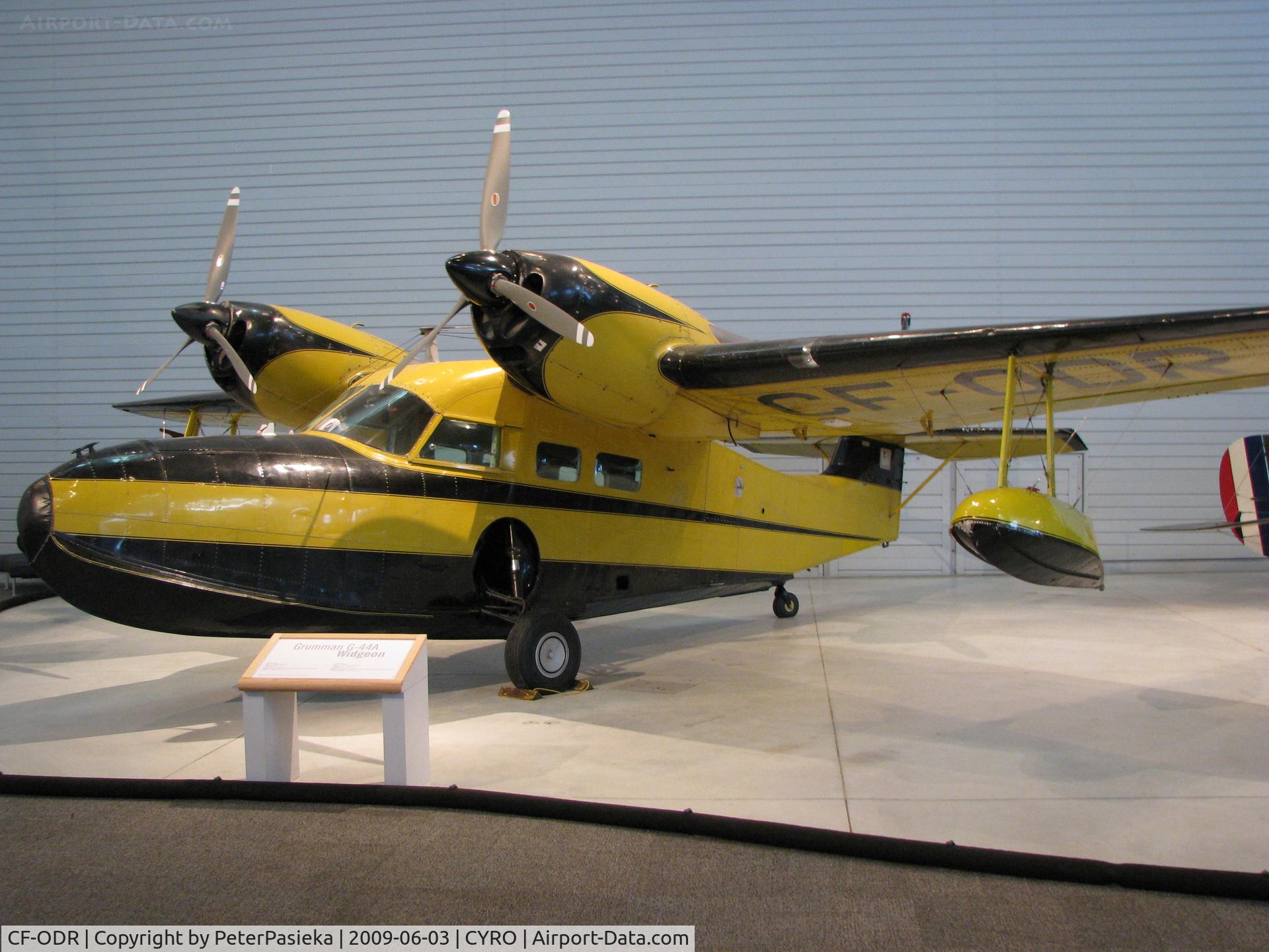CF-ODR, 1956 SCAN 30 (G-44A Widgeon) C/N 28, @ Canada Aviation Museum in Ottawa