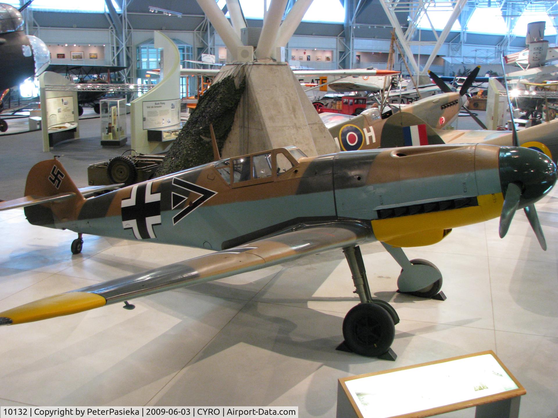 10132, Messerschmitt Bf-109F-4 C/N Not found 10132, @ Canada Aviation Museum in Ottawa