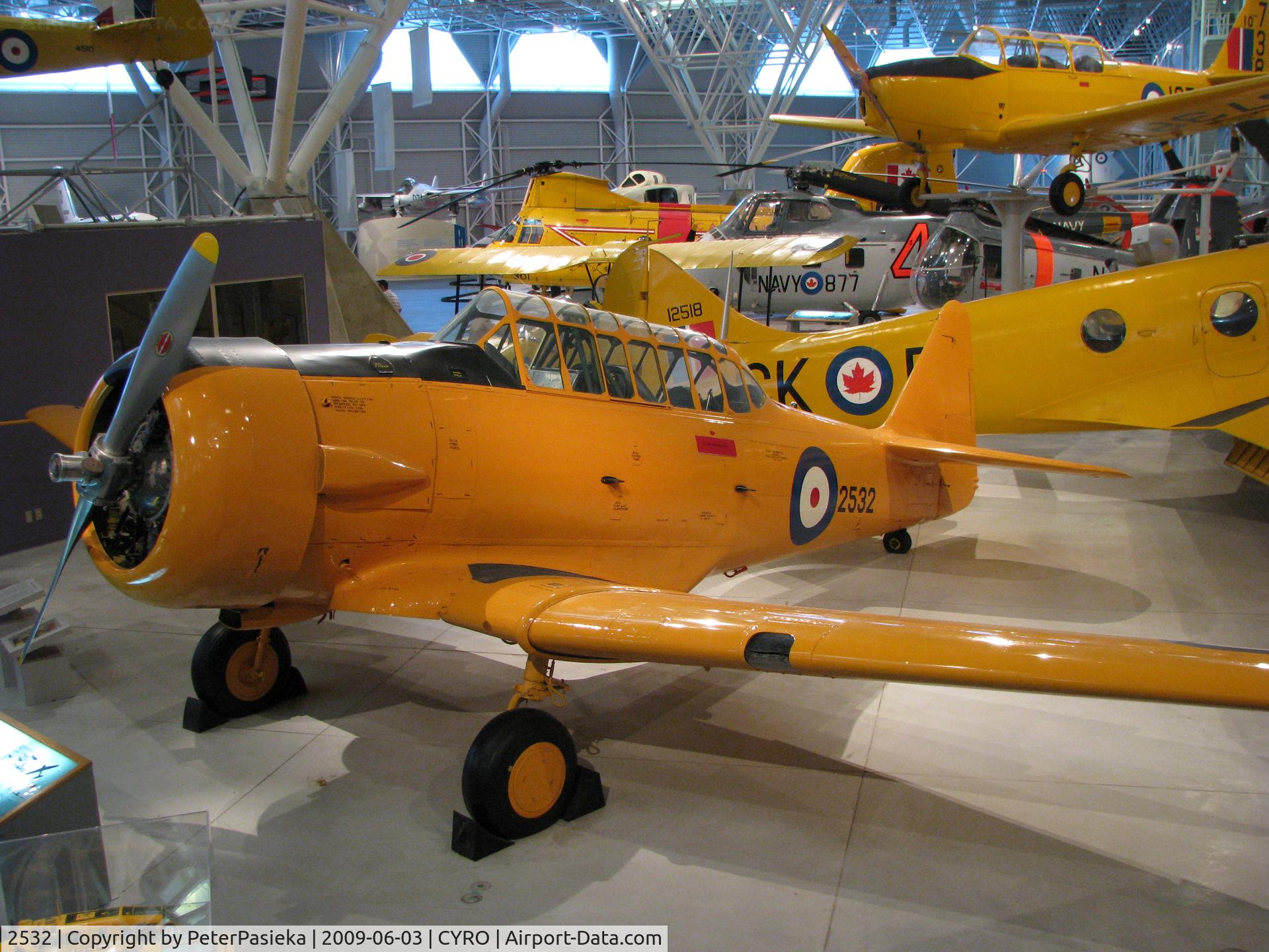 2532, Noorduyn AT-16 Harvard II C/N 66-2265, @ Canada Aviation Museum in Ottawa