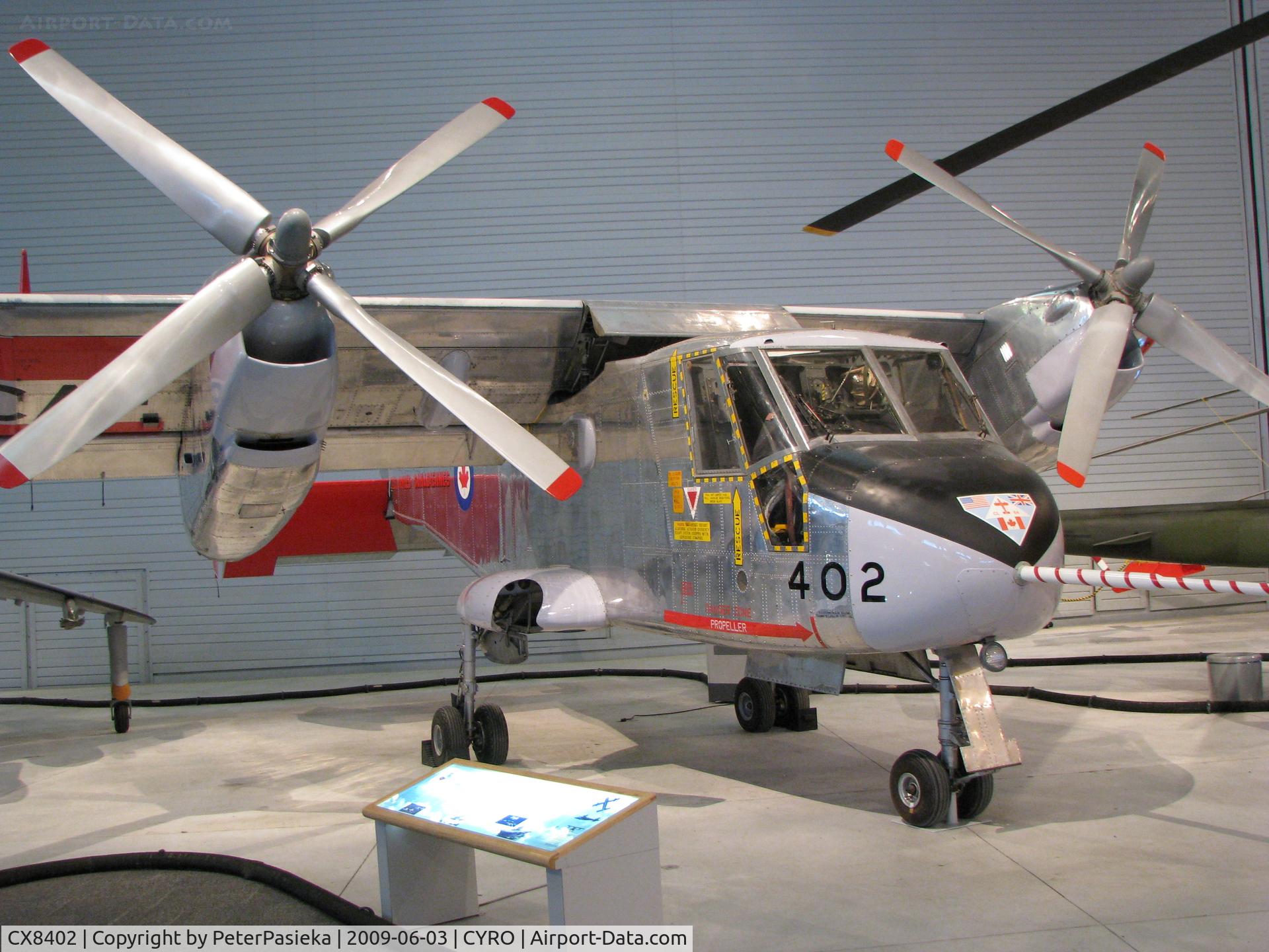 CX8402, 1969 Canadair CL-84-1 Dynavert C/N 3, @ Canada Aviation Museum in Ottawa