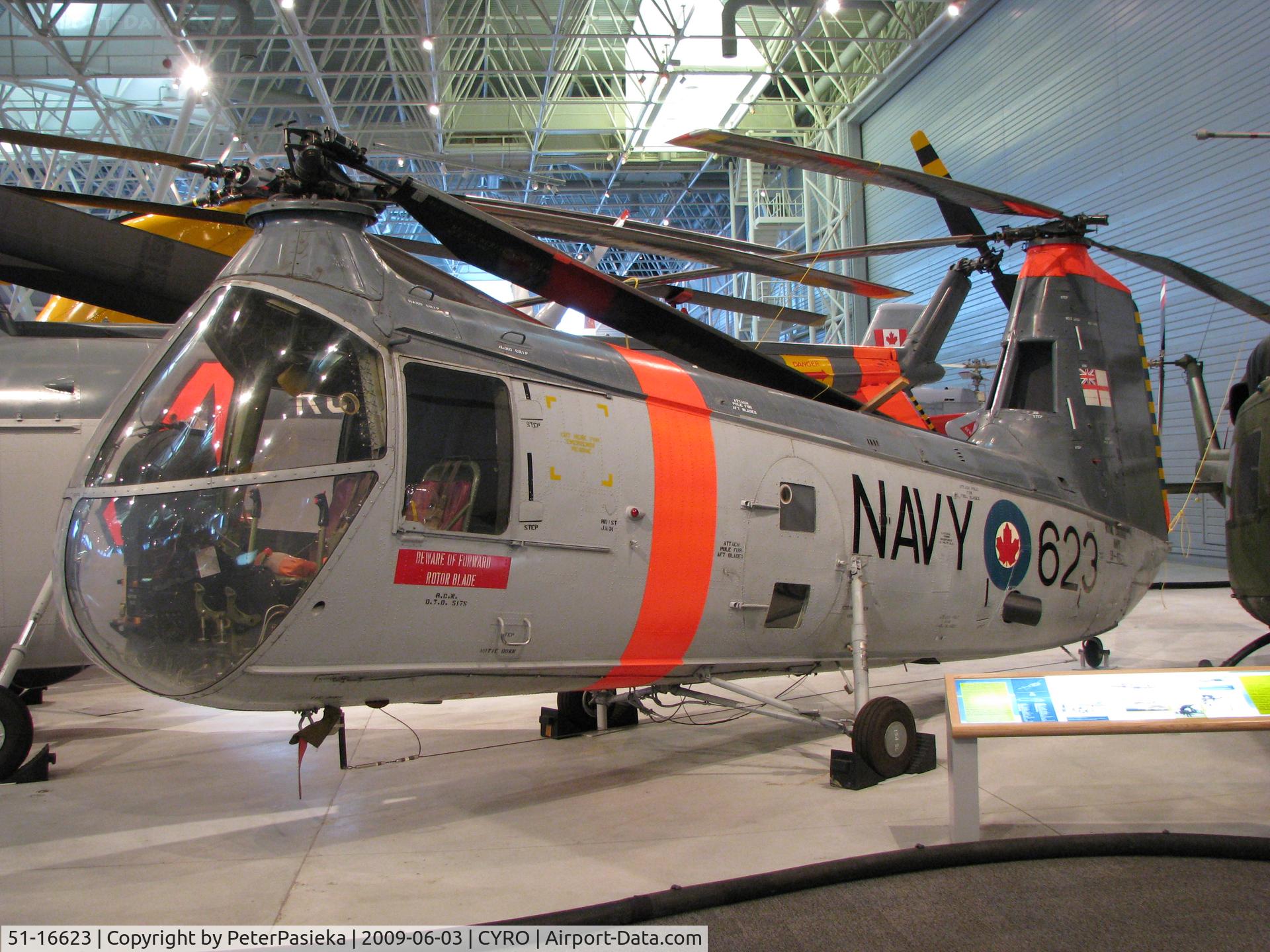 51-16623, 1954 Piasecki HUP-3 Retriever C/N 52, @ Canada Aviation Museum in Ottawa