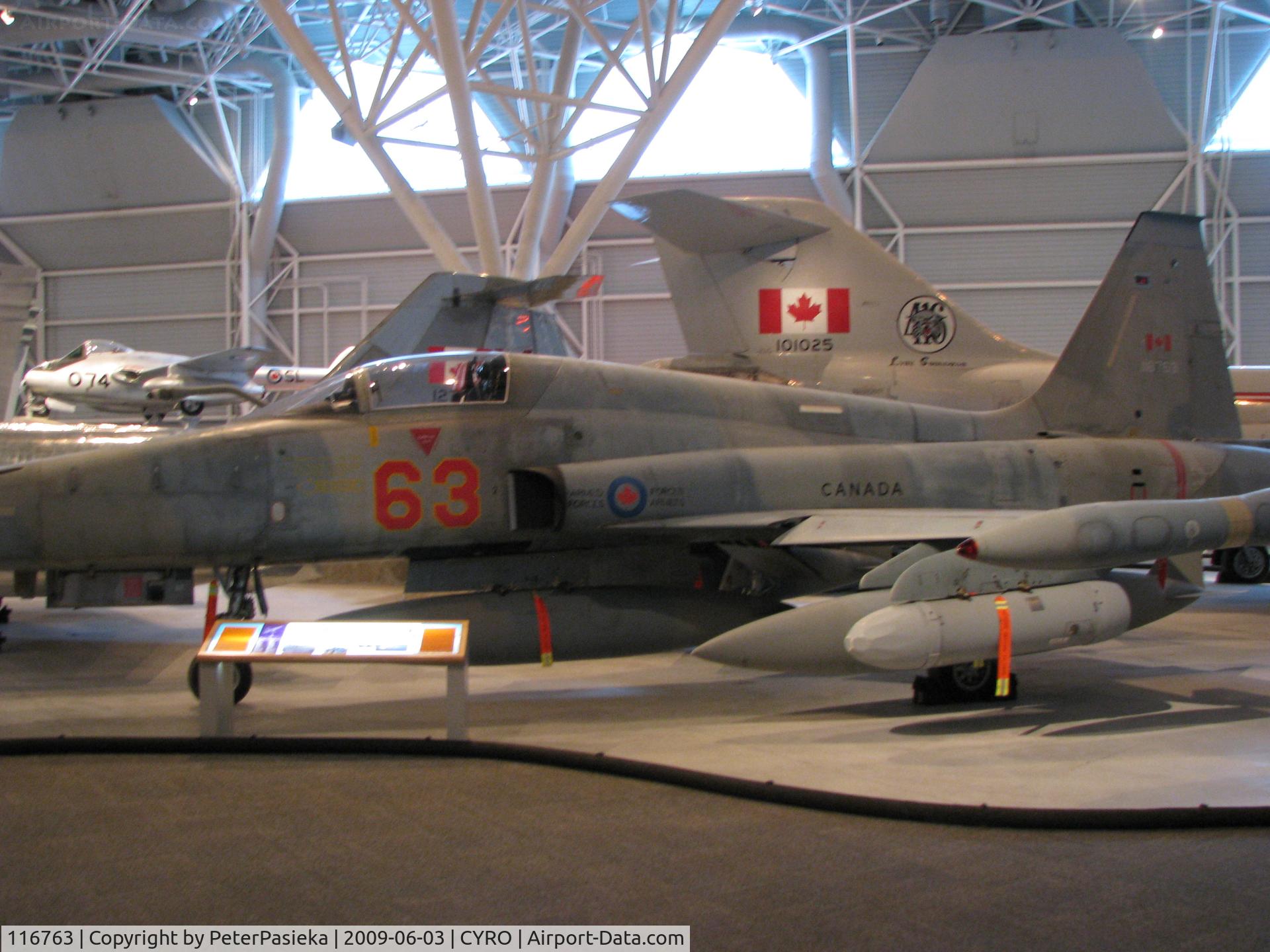 116763, Canadair CF-5A C/N 1063, @ Canada Aviation Museum in Ottawa