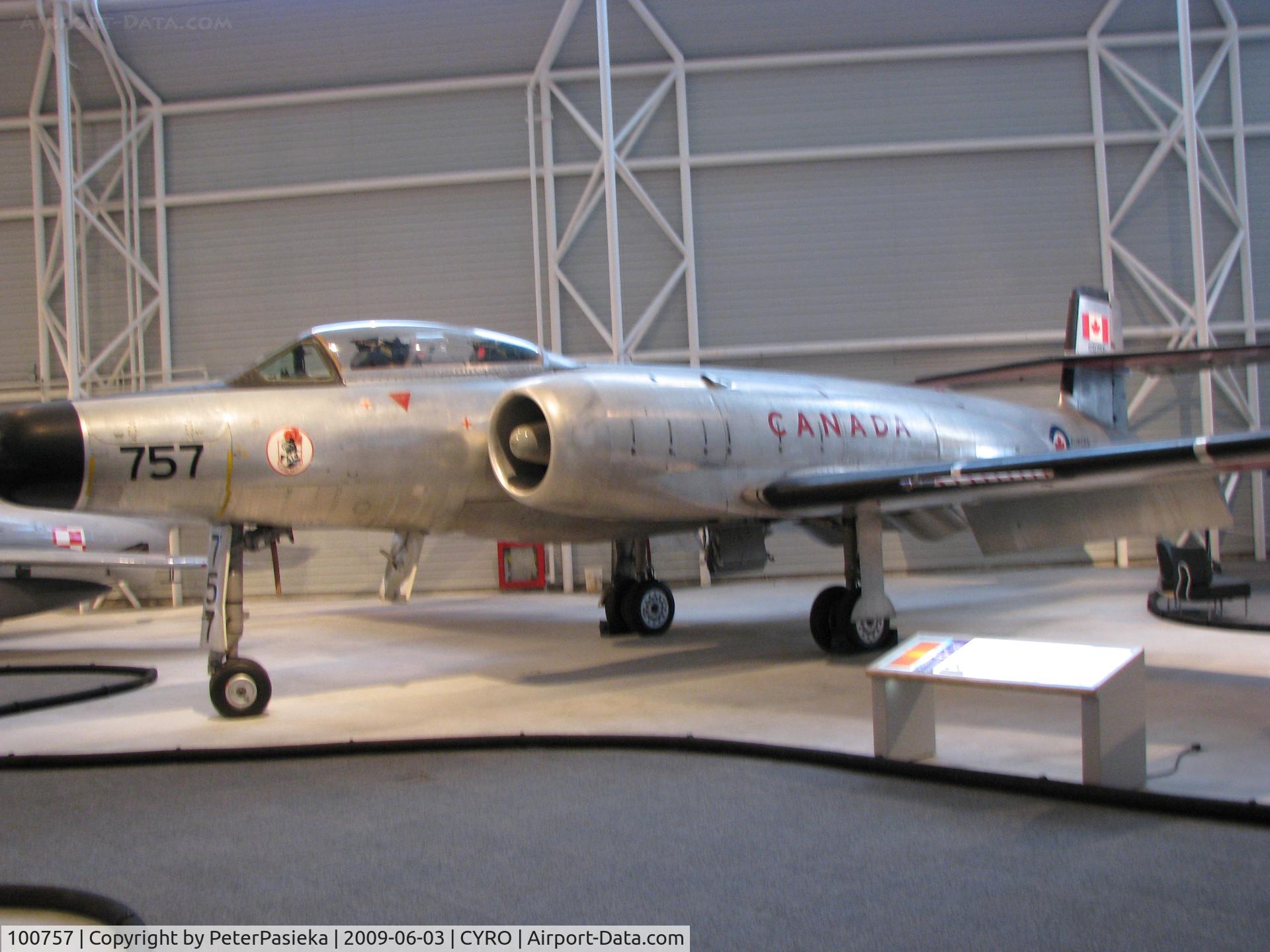 100757, 1958 Avro Canada CF-100 Mk.5 Canuck C/N 100/5/657, @ Canada Aviation Museum in Ottawa
