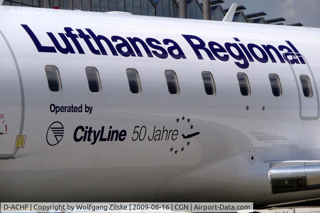 D-ACHF, 2000 Canadair CRJ-200LR (CL-600-2B19) C/N 7431, add. sticker
