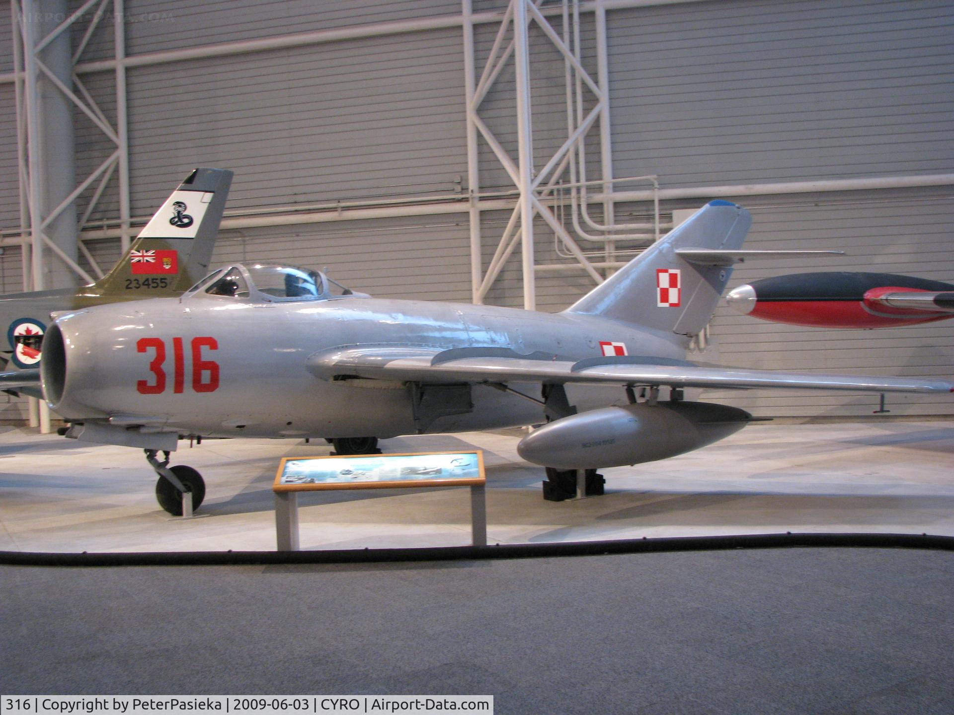 316, PZL-Mielec Lim-2 (MiG-15bis) C/N 1B00316, @ Canada Aviation Museum in Ottawa