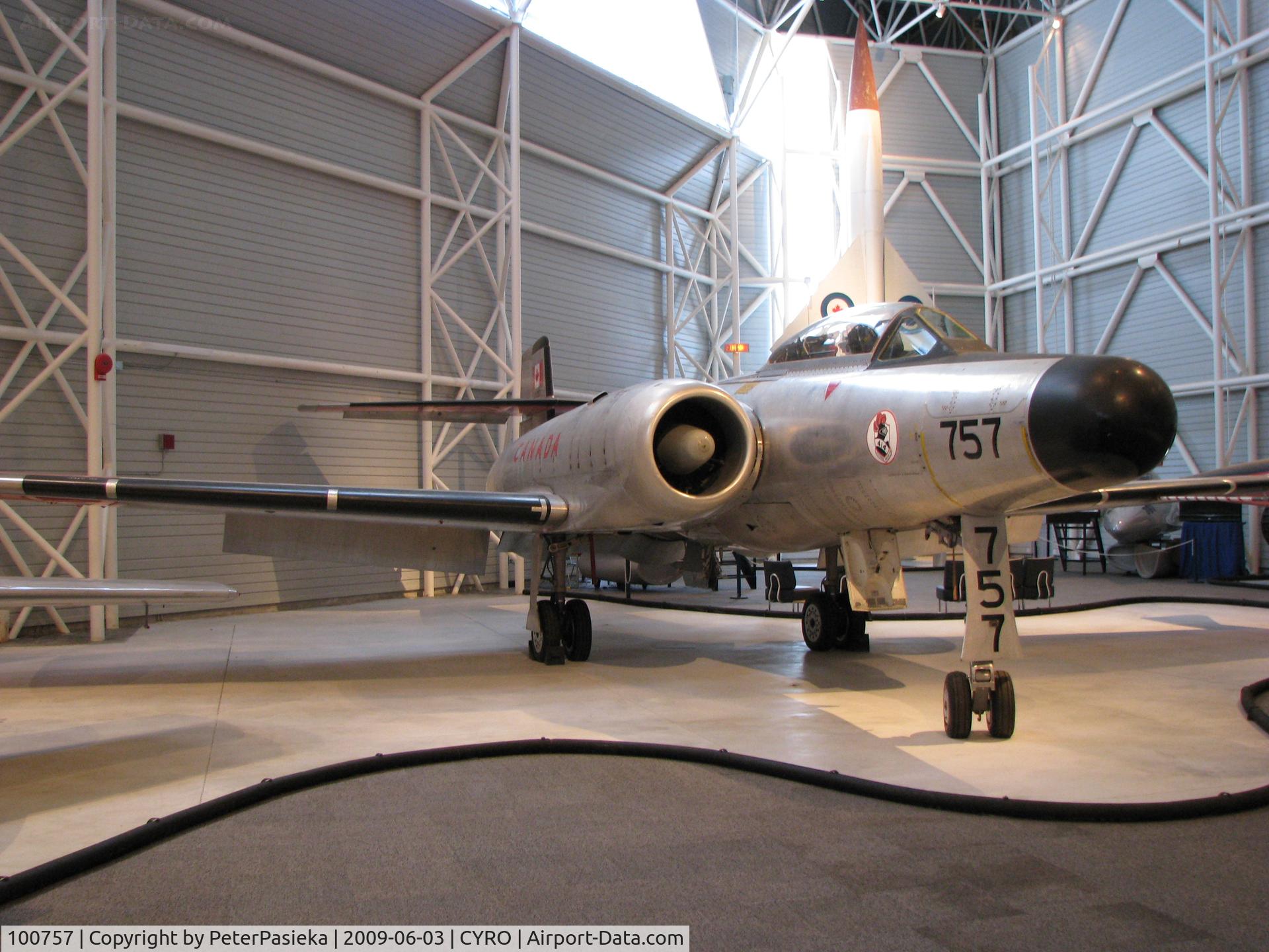 100757, 1958 Avro Canada CF-100 Mk.5 Canuck C/N 100/5/657, @ Canada Aviation Museum in Ottawa