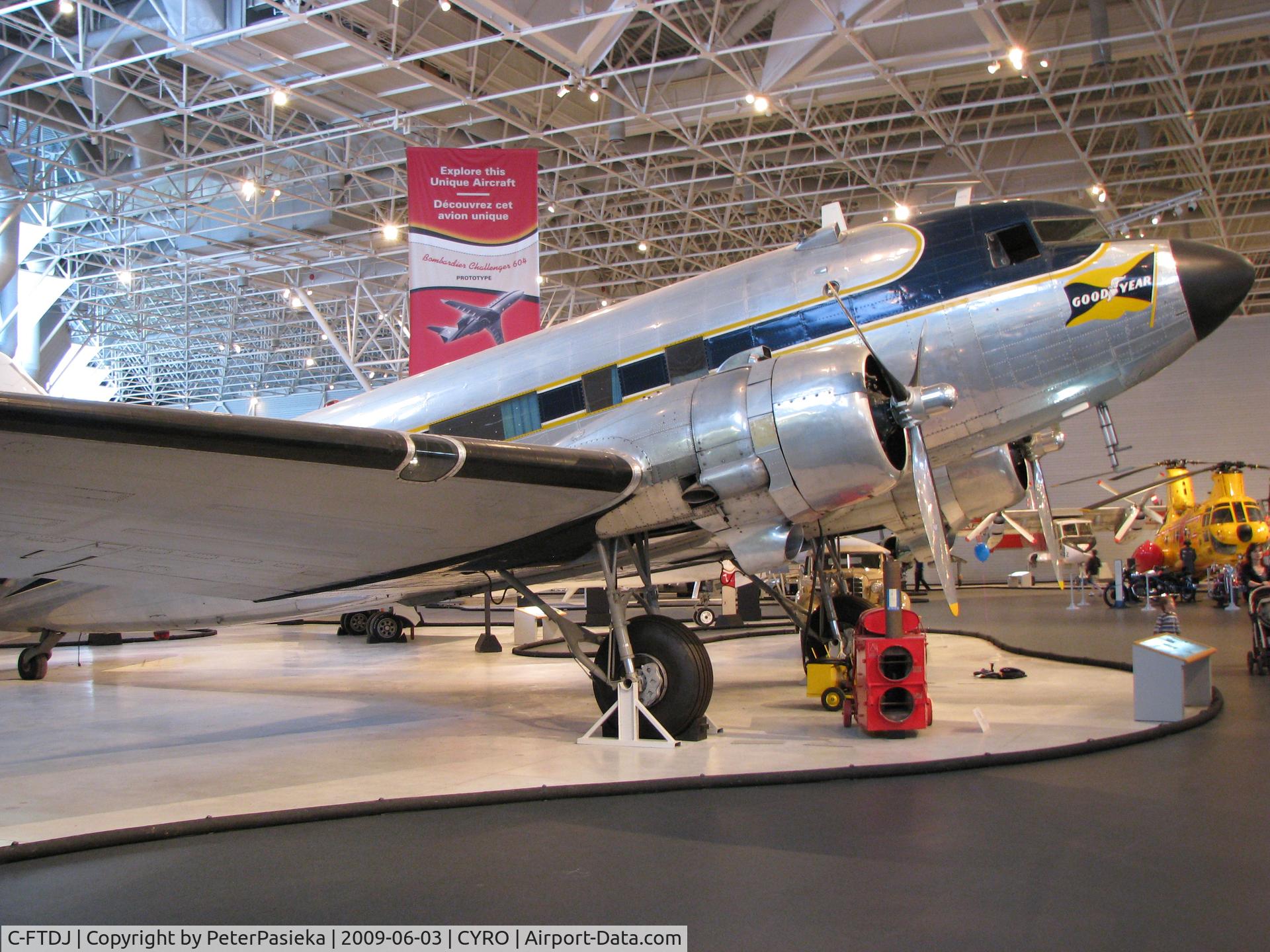 C-FTDJ, 1942 Douglas DC-3A-S1C3G C/N 6261, @ Canada Aviation Museum in Ottawa