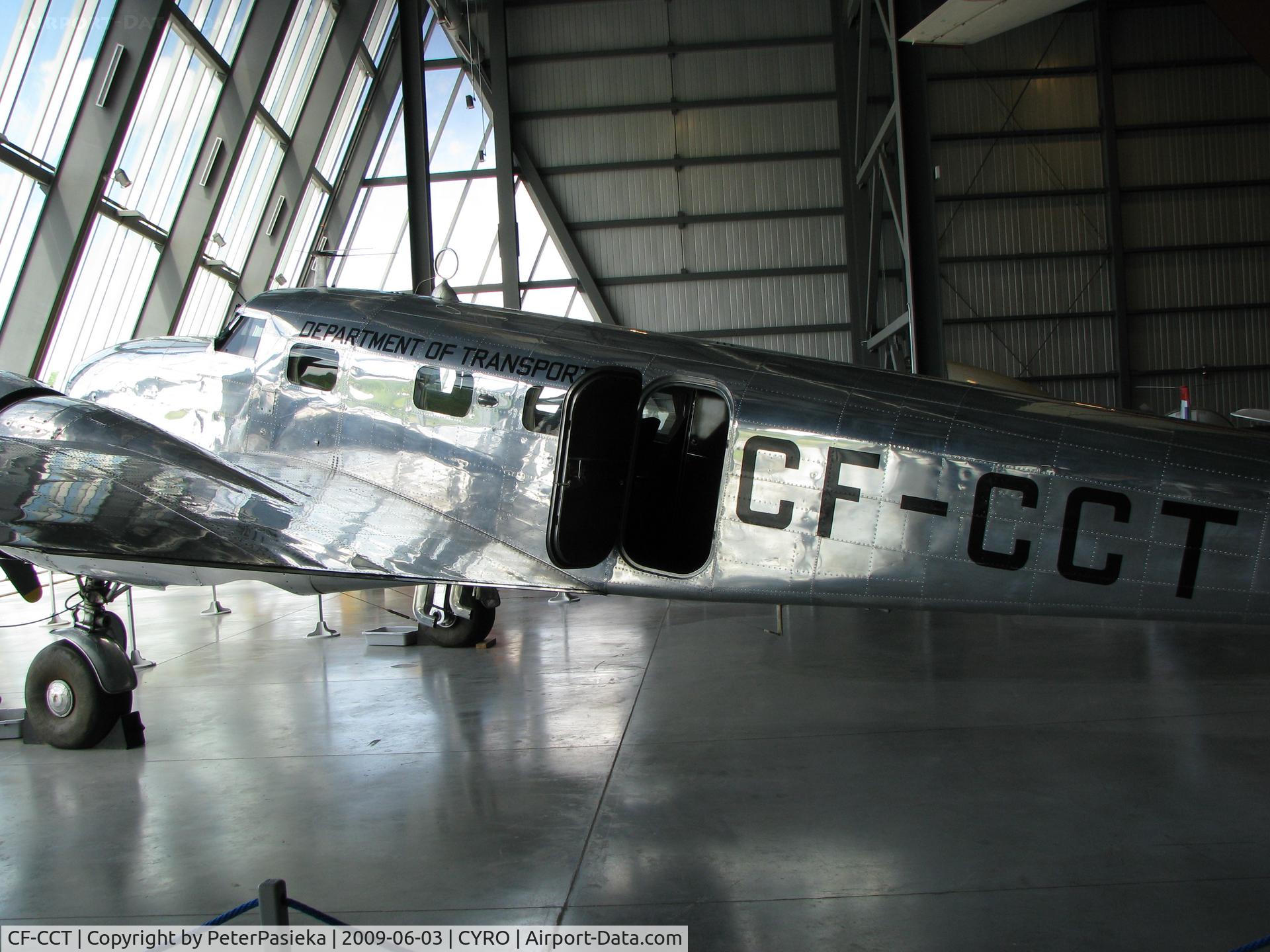 CF-CCT, 1937 Lockheed 12A Electra Junior C/N 1219, @ Canada Aviation Museum in Ottawa