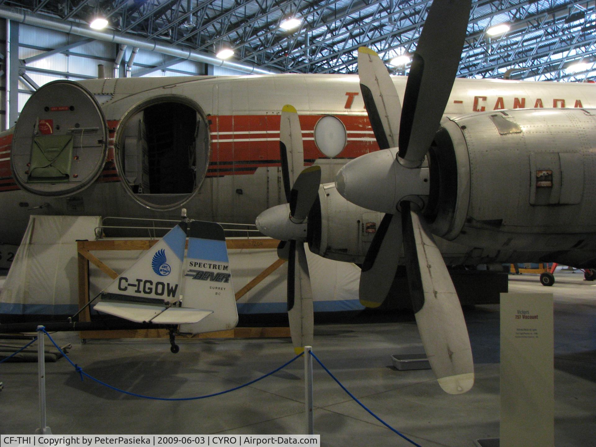 CF-THI, 1957 Vickers Viscount 757 C/N 270, @ Canada Aviation Museum in Ottawa