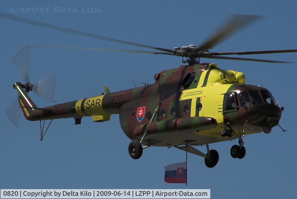 0820, Mil Mi-17M C/N 108M20, Slovak Air Force   Mi-17  cn 108M20