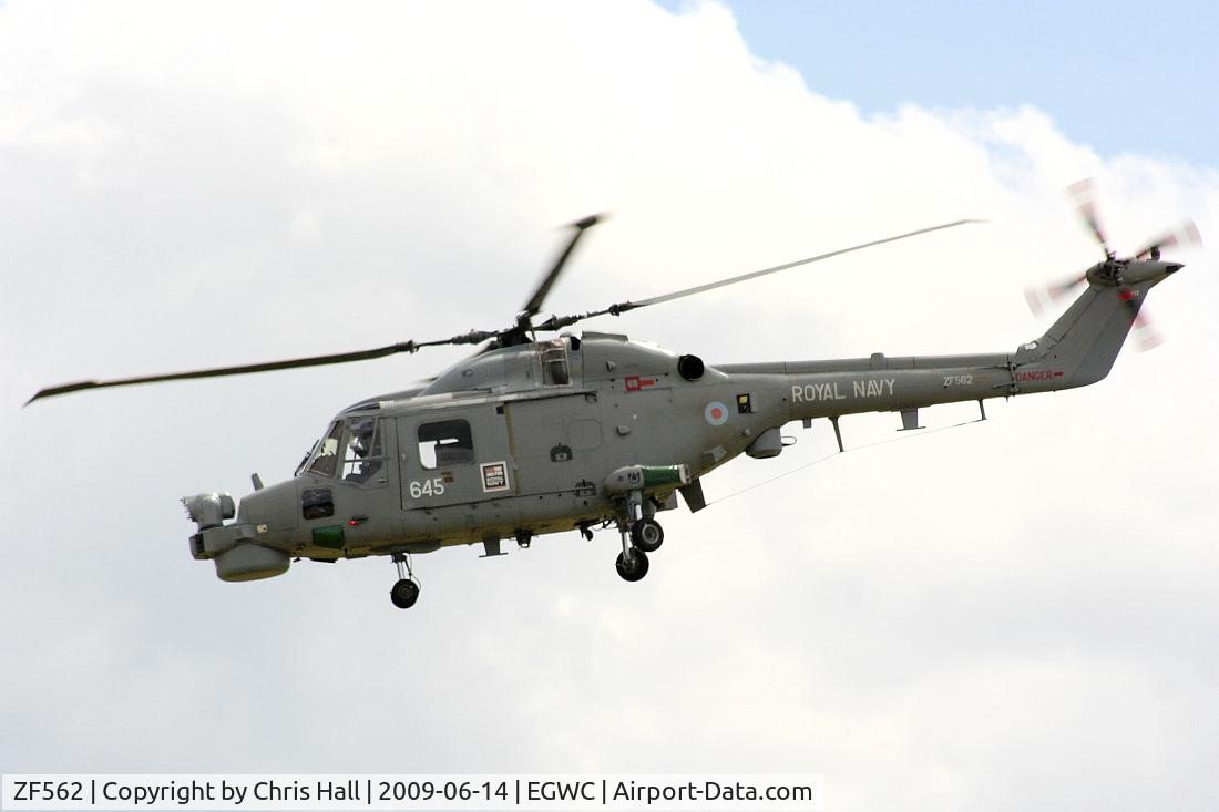 ZF562, Westland Lynx HMA.8 C/N 339, Royal Navy Lynx displaying at the Cosford Air Show