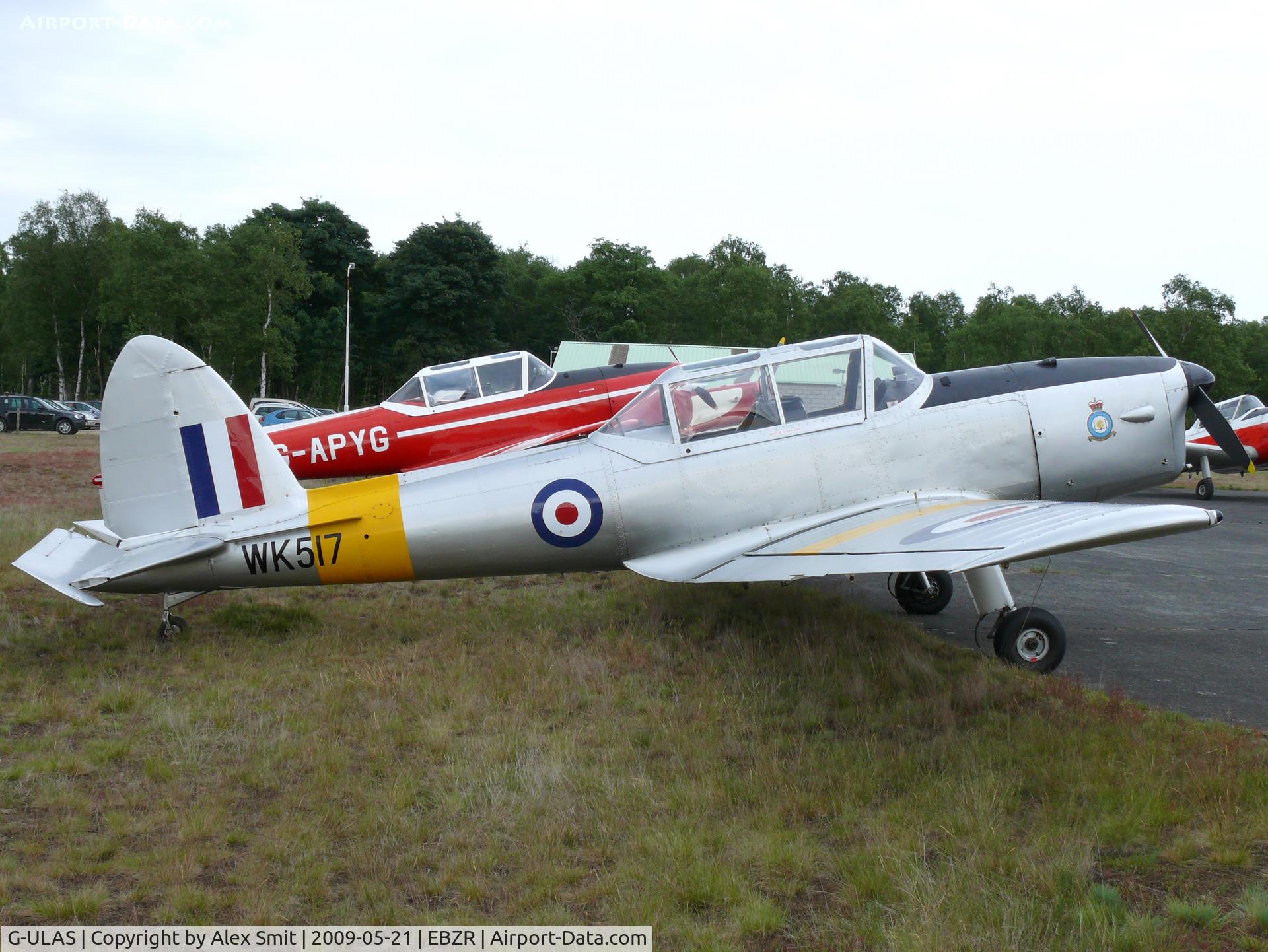 G-ULAS, 1952 De Havilland DHC-1 Chipmunk T.10 C/N C1/0554, De Havilland Canada DHC-1 Chipmunk G-ULAS painted as Royal Air Force WK517