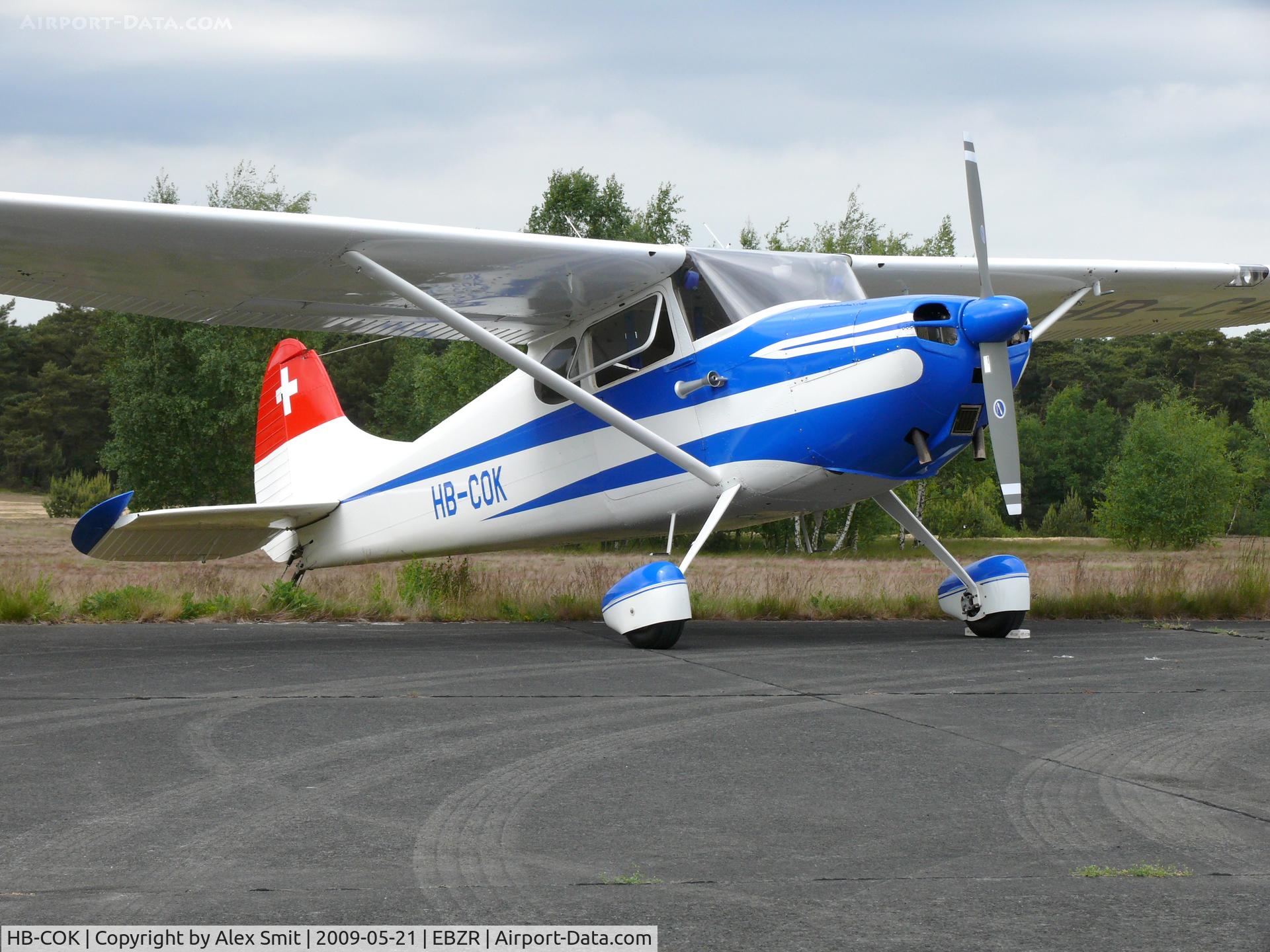HB-COK, 1954 Cessna 170B C/N 26445, Cessna C170B HB-COK Smooth Oldies Flyer