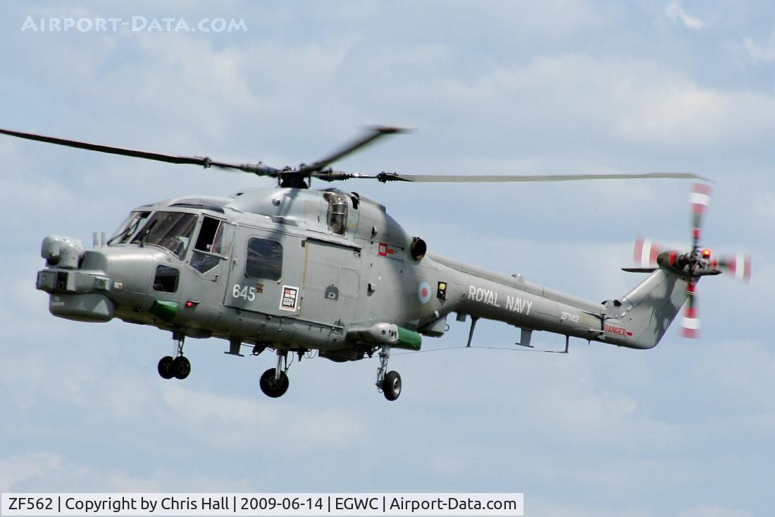 ZF562, Westland Lynx HMA.8 C/N 339, Royal Navy Lynx displaying at the Cosford Air Show