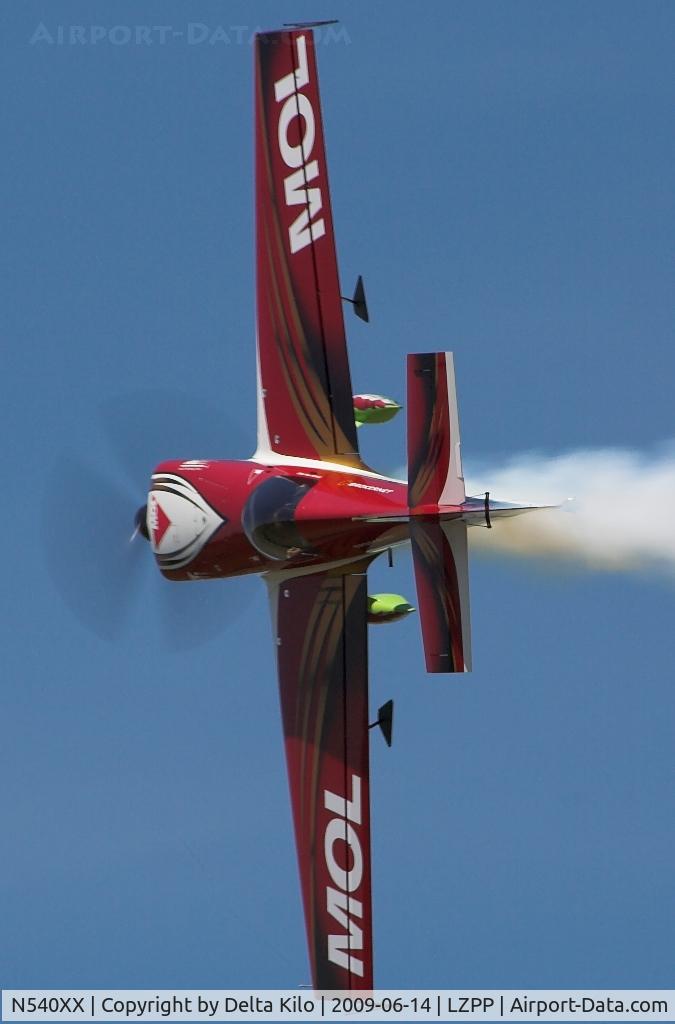 N540XX, 2008 MX Aircraft MXS C/N 6, Zoltán Veres in his Extra 300S
